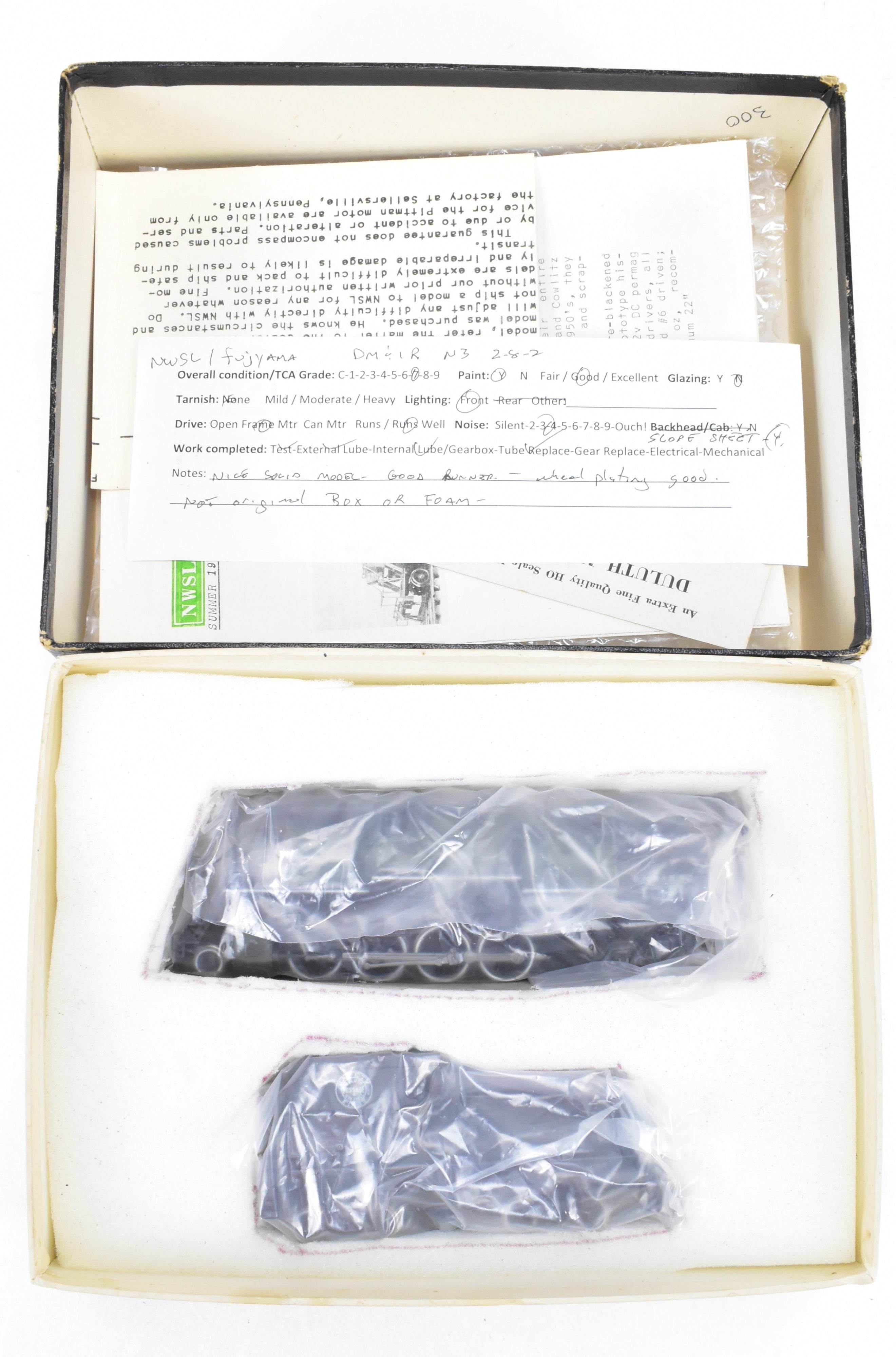 HO Brass NWSL DM&IR N-3 2-8-2 Class Model #1311 with Good Paint