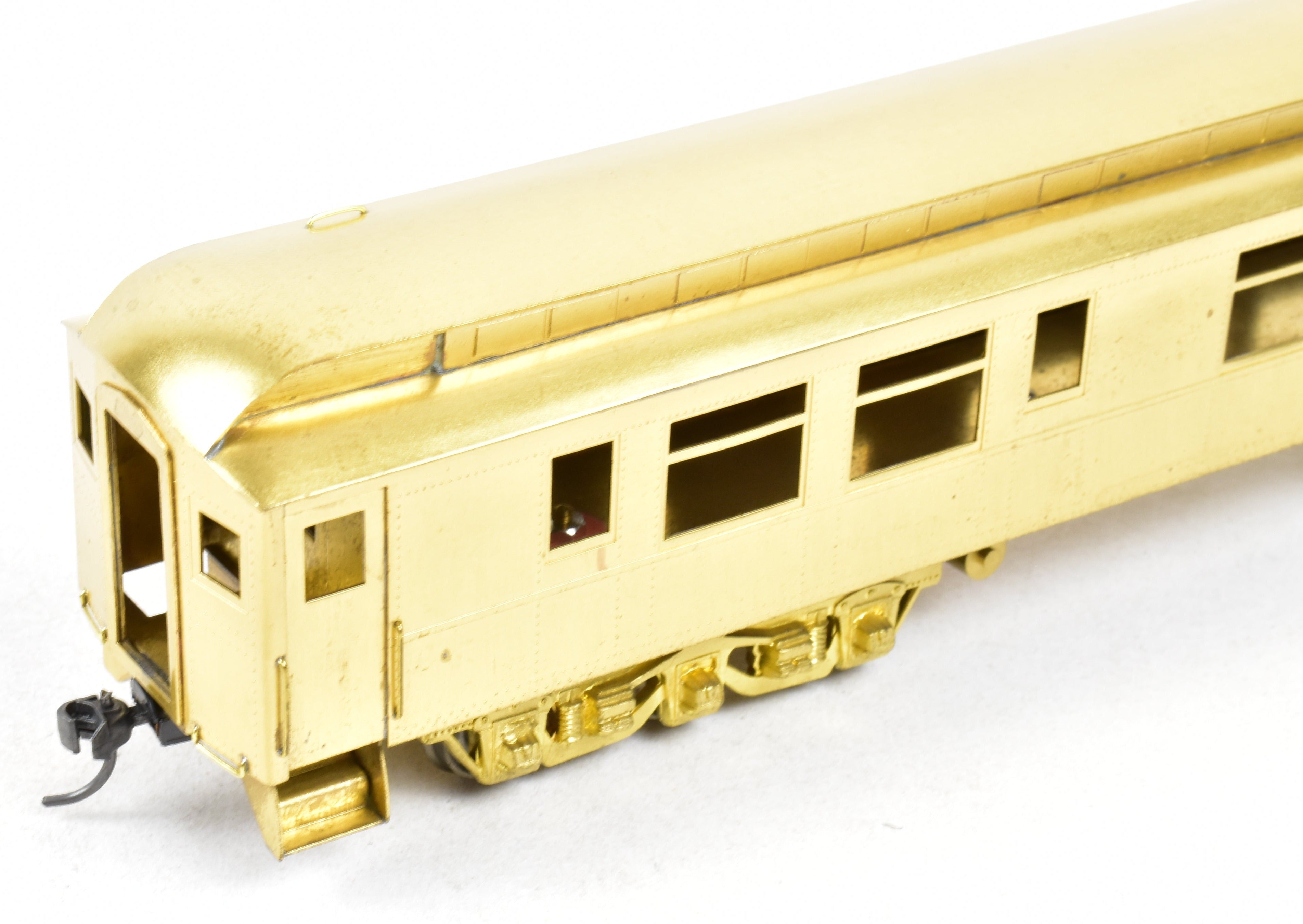 HO Scale Brass Nickel Plated Model Train - New York Ontario & Western Observation Car by Nickel Plate Products