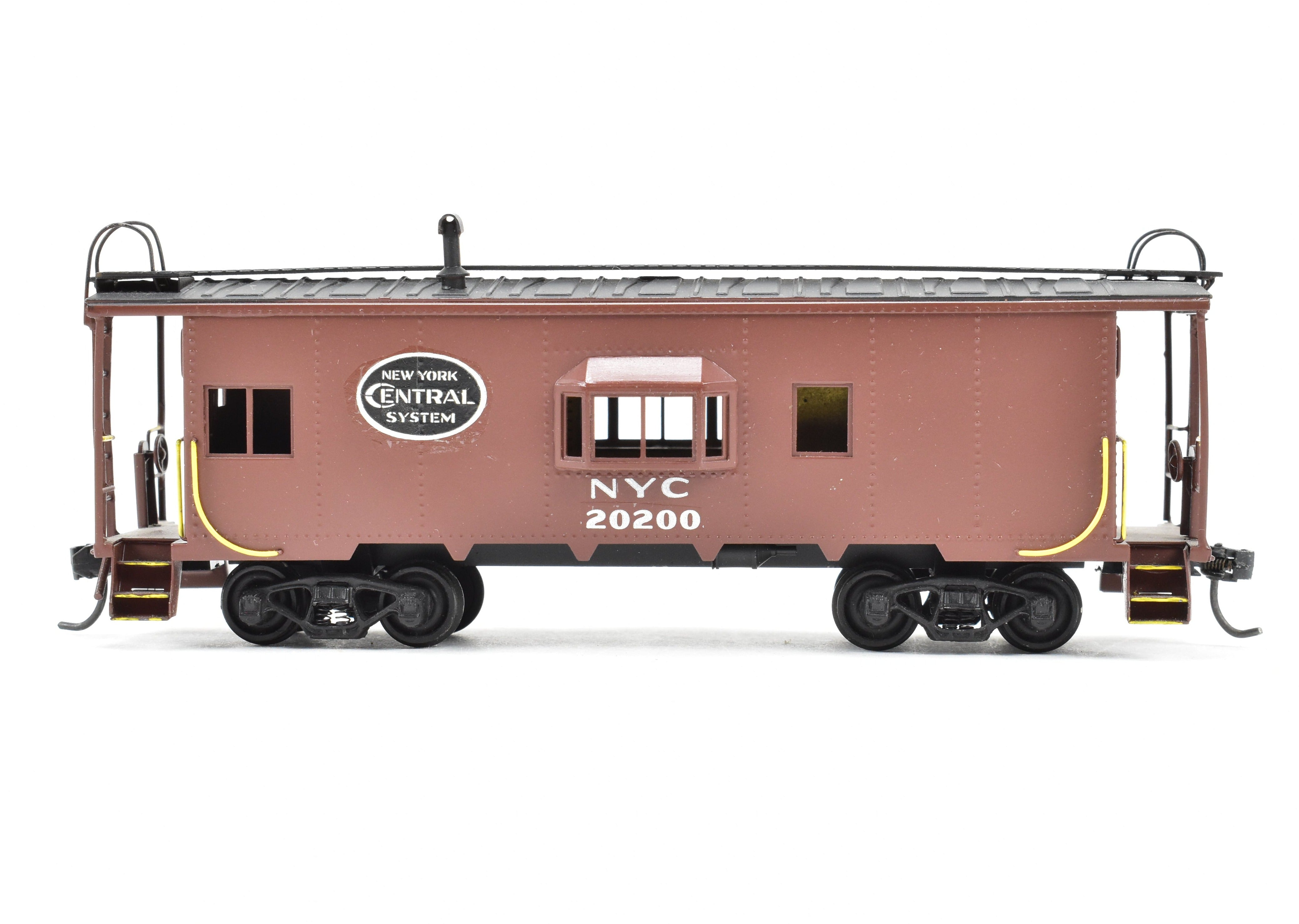 HO Scale Brass Model Train - Lambert NYC New York Central N7 All - Steel Bay Window Caboose CP by Despatch Shops