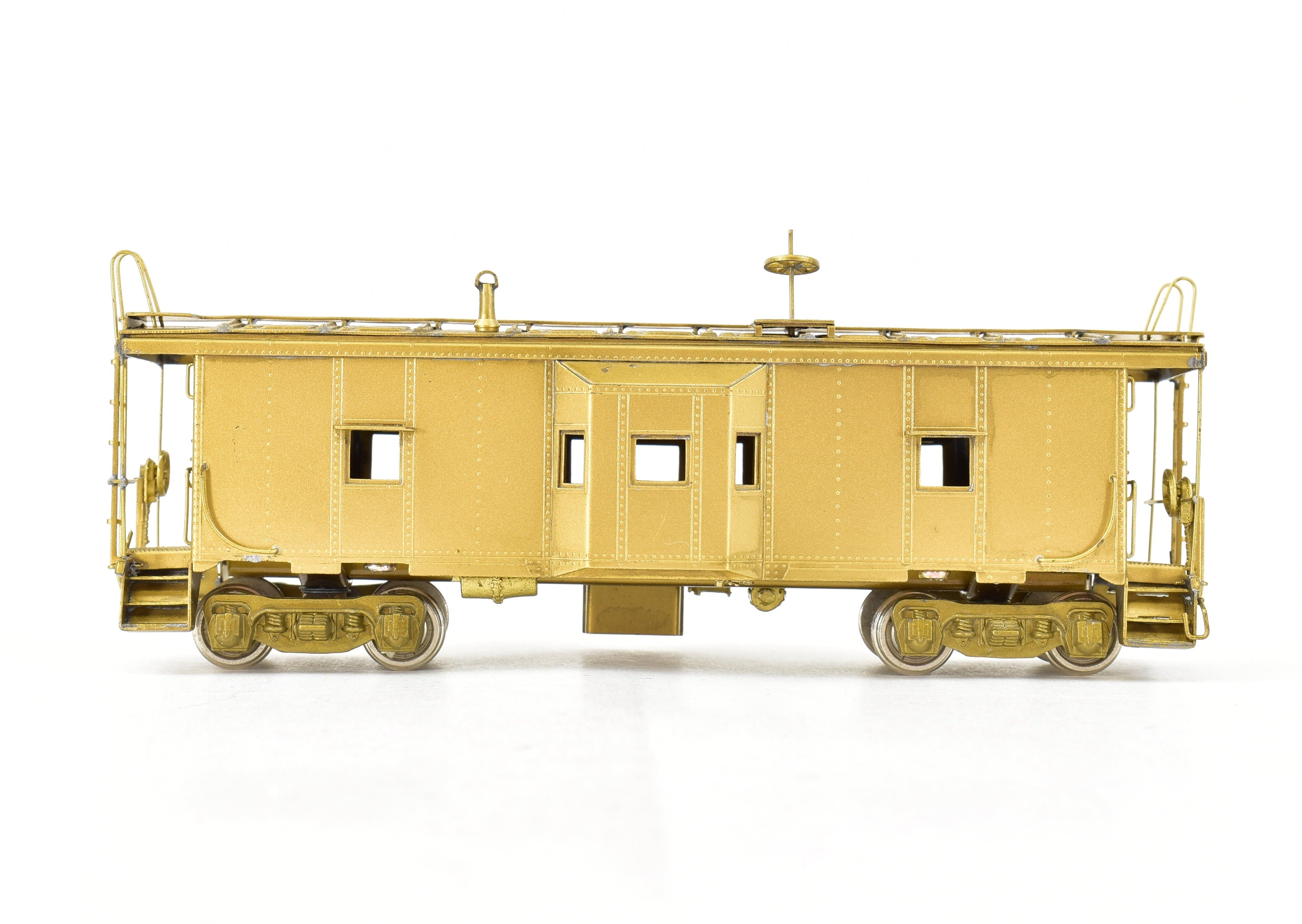 NJ Custom Brass Erie Railroad C-300 Bay Window Caboose, 1980 Korea Build