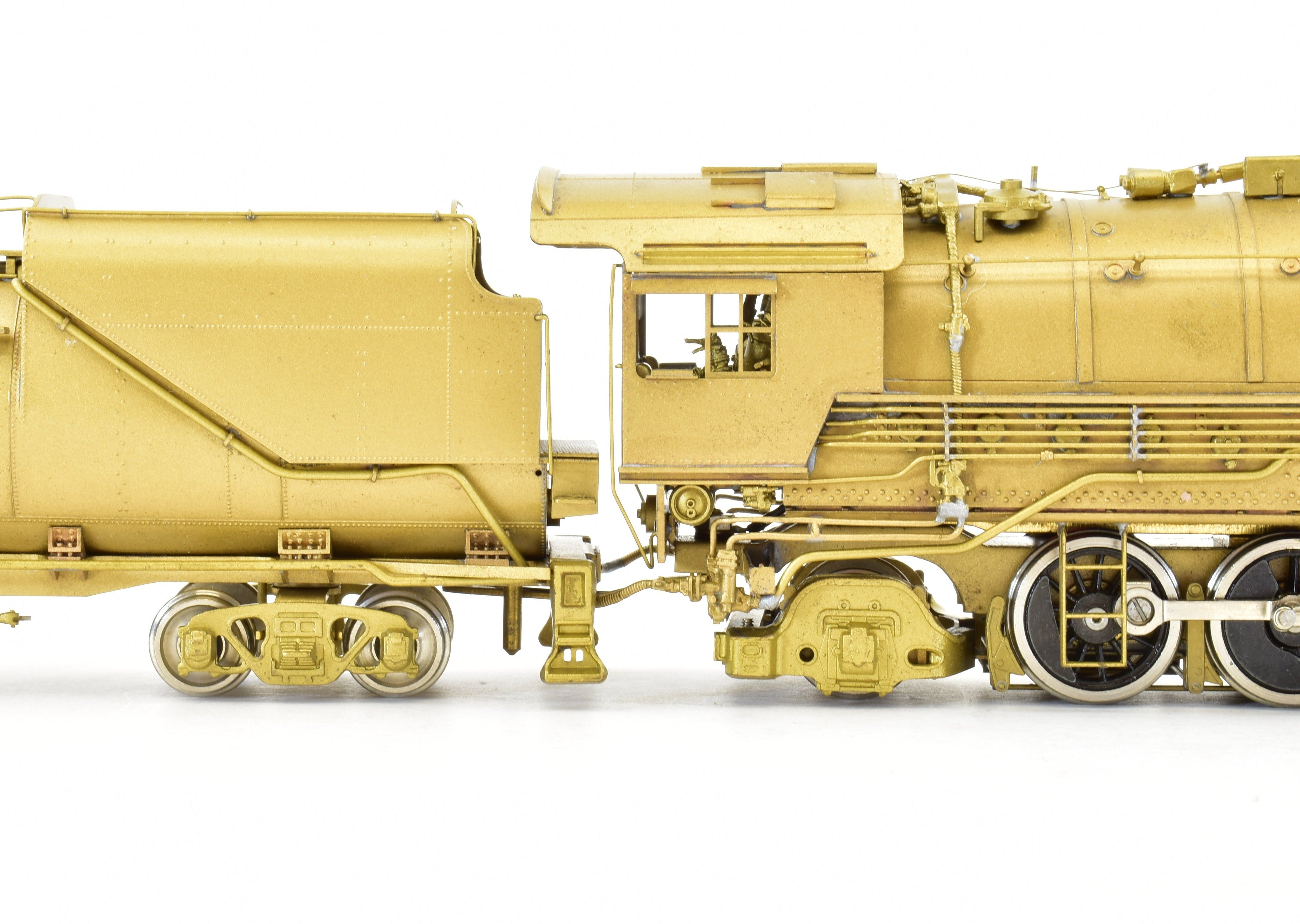 HO Scale Custom Brass Model Train - Richmond Fredericksburg & Potomac 2-8-8-2 Royale Series (Ex C&O H7) by NJ Custom Brass
