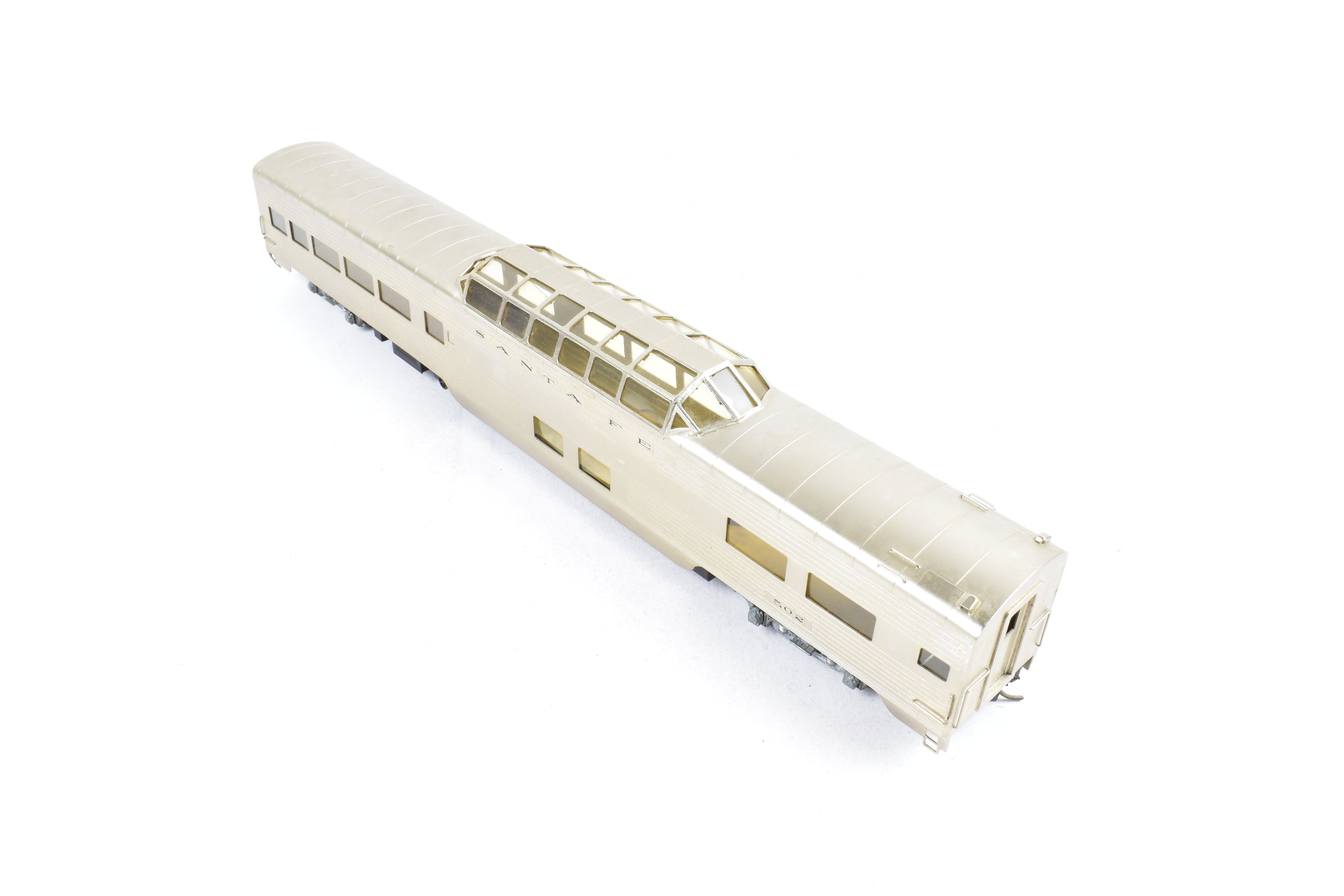 HO Scale Brass Lambert ATSF - Santa Fe Pullman Standard Dome Lettered Model Train Car