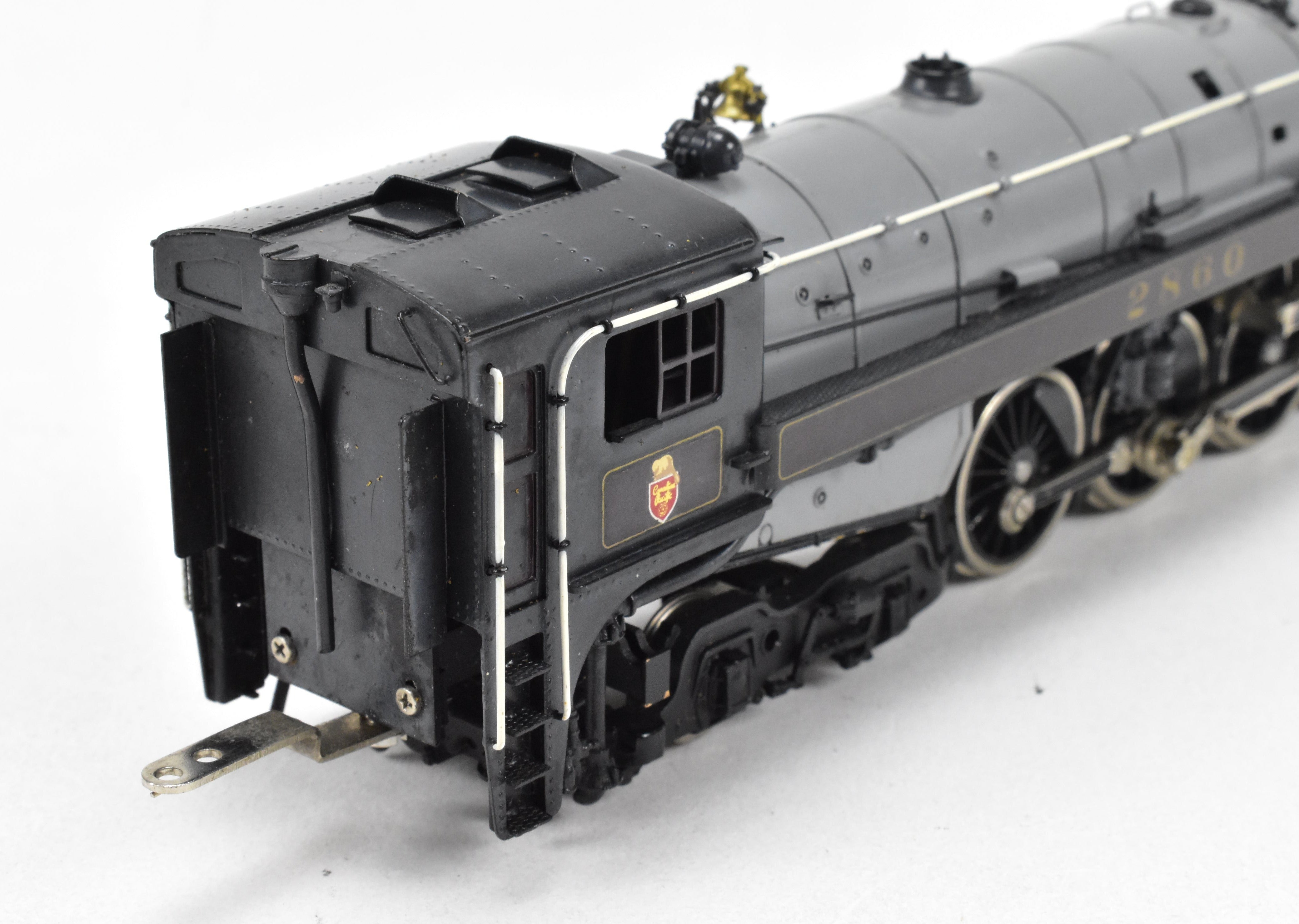 HO Scale Brass PFM - Tenshodo CPR Canadian Pacific H-1e #2860 Royal Hudson Factory Painted Model