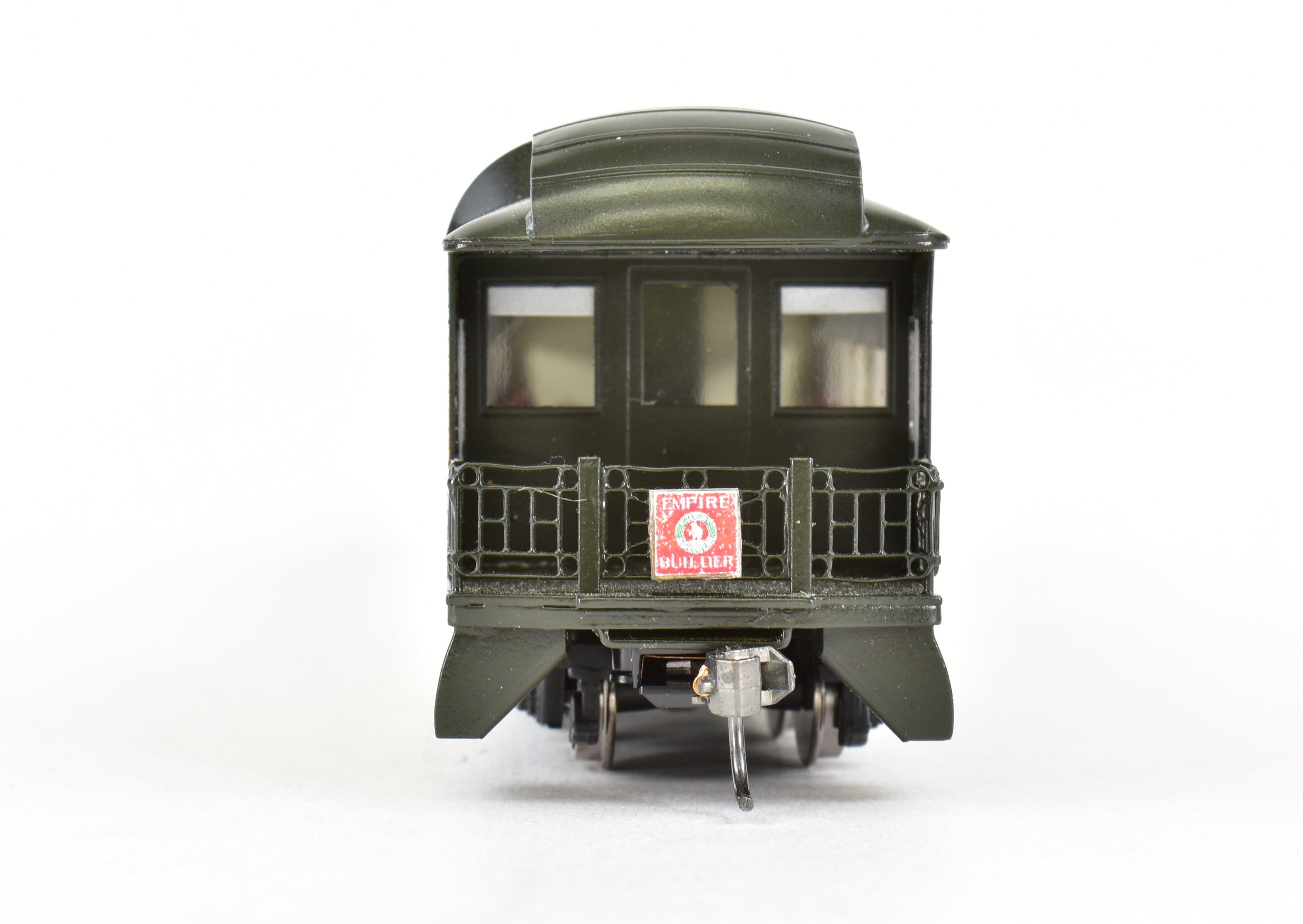 HO Scale Custom - Painted Brass Lambert Great Northern Cafe Lounge Observation Model with Interior Details
