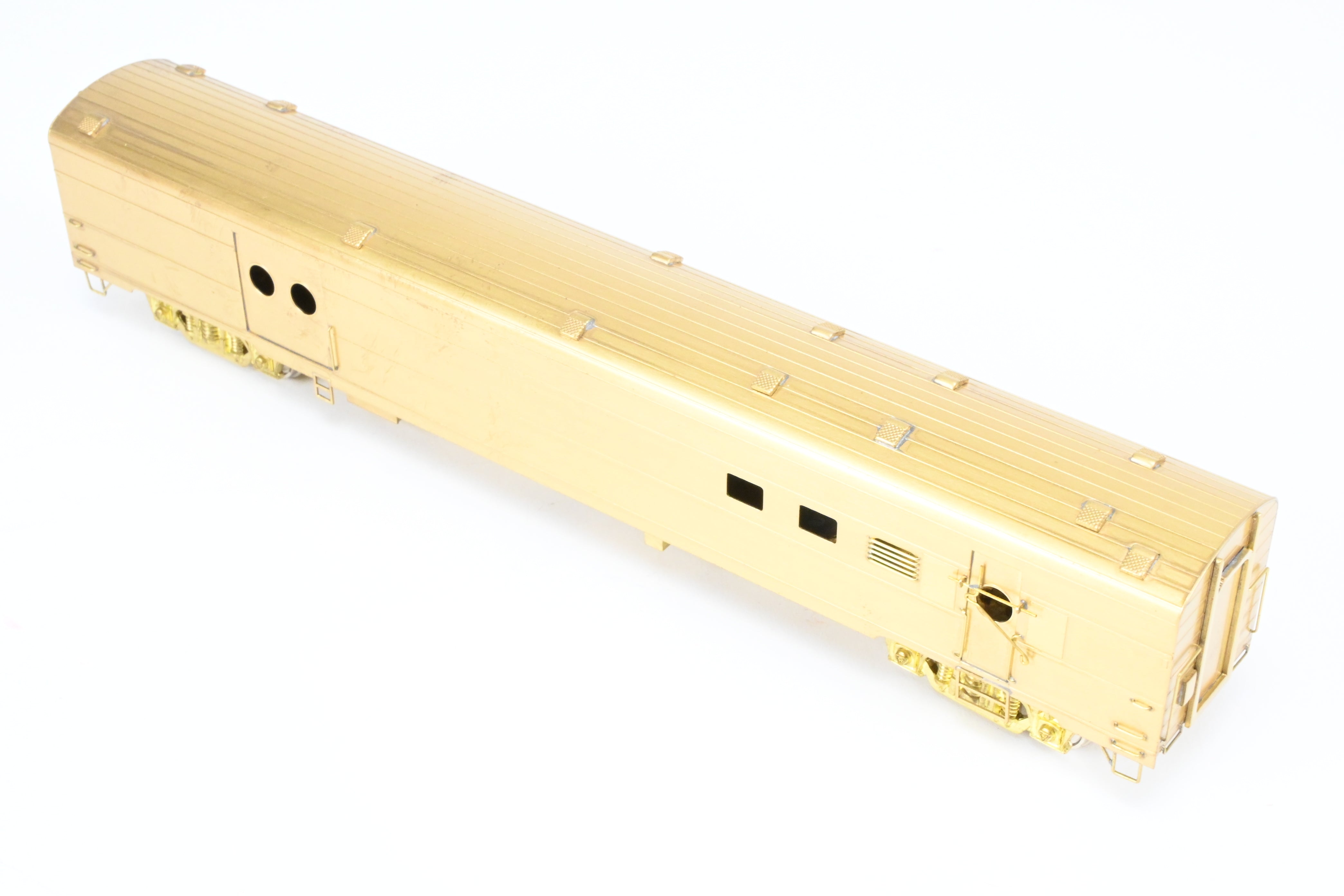 HO Scale Brass Model of Milwaukee Road #1208 Baggage - RPO Train Car from Soho Brand