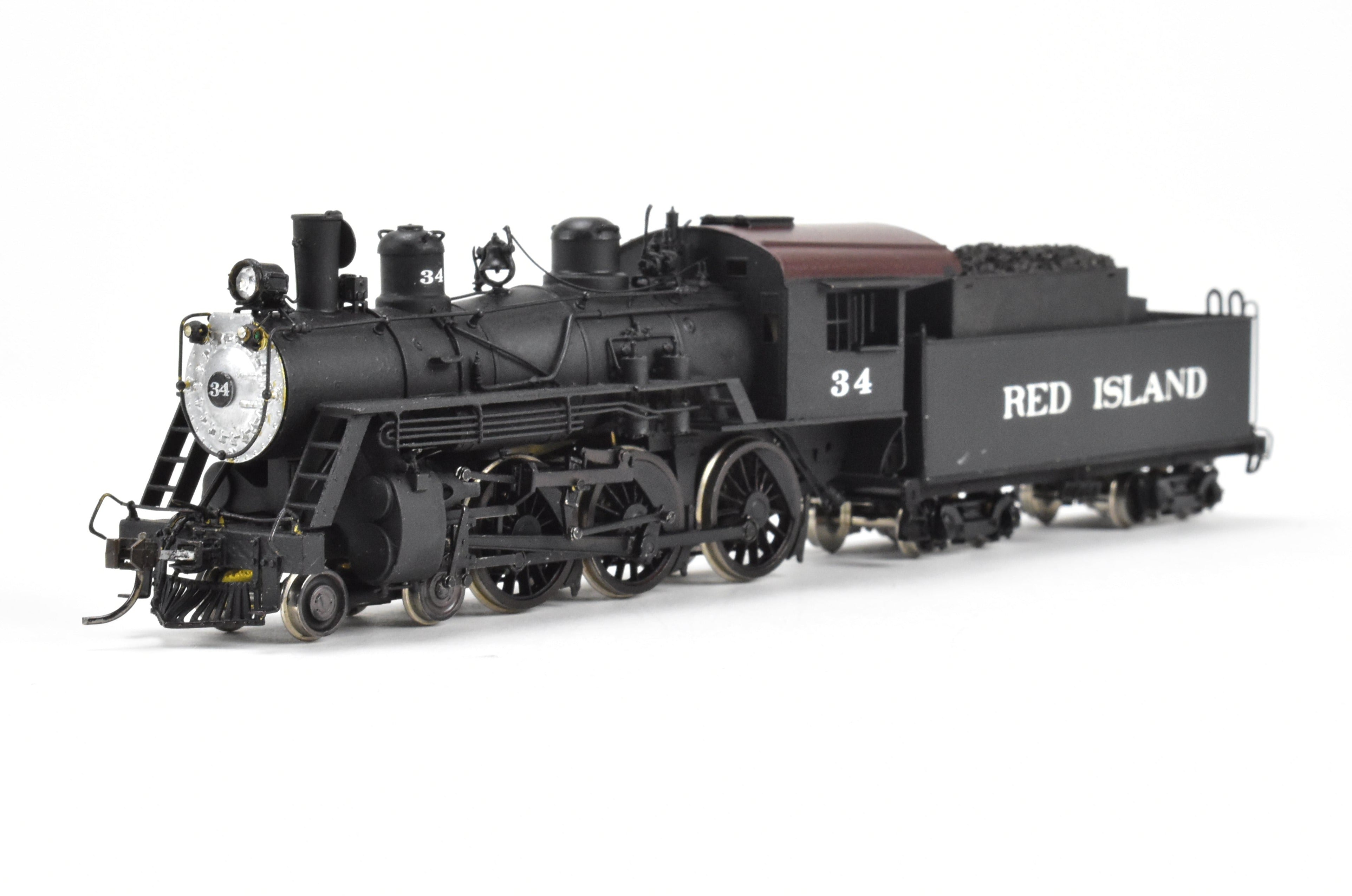 HO Brass PFM Samhongsa 4-6-0 Ten Wheeler CP Red Island #34 Coal Tender Model