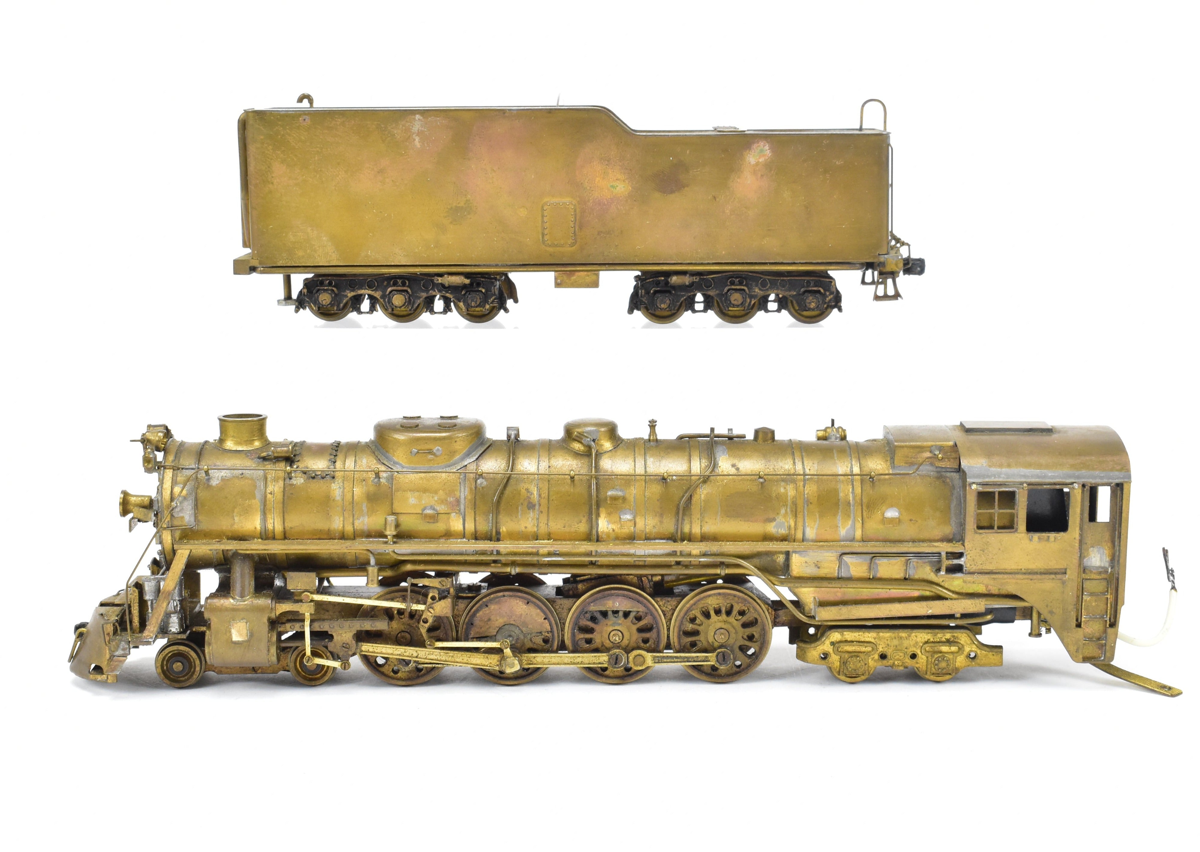 High - Quality HO Scale Brass Pacific Fast Mail Model Train - Tetsudo MILW - Milwaukee Road 4 - 8 - 4 S - 2, Hand - Crafted in 1956, One of Only 8 Produced!