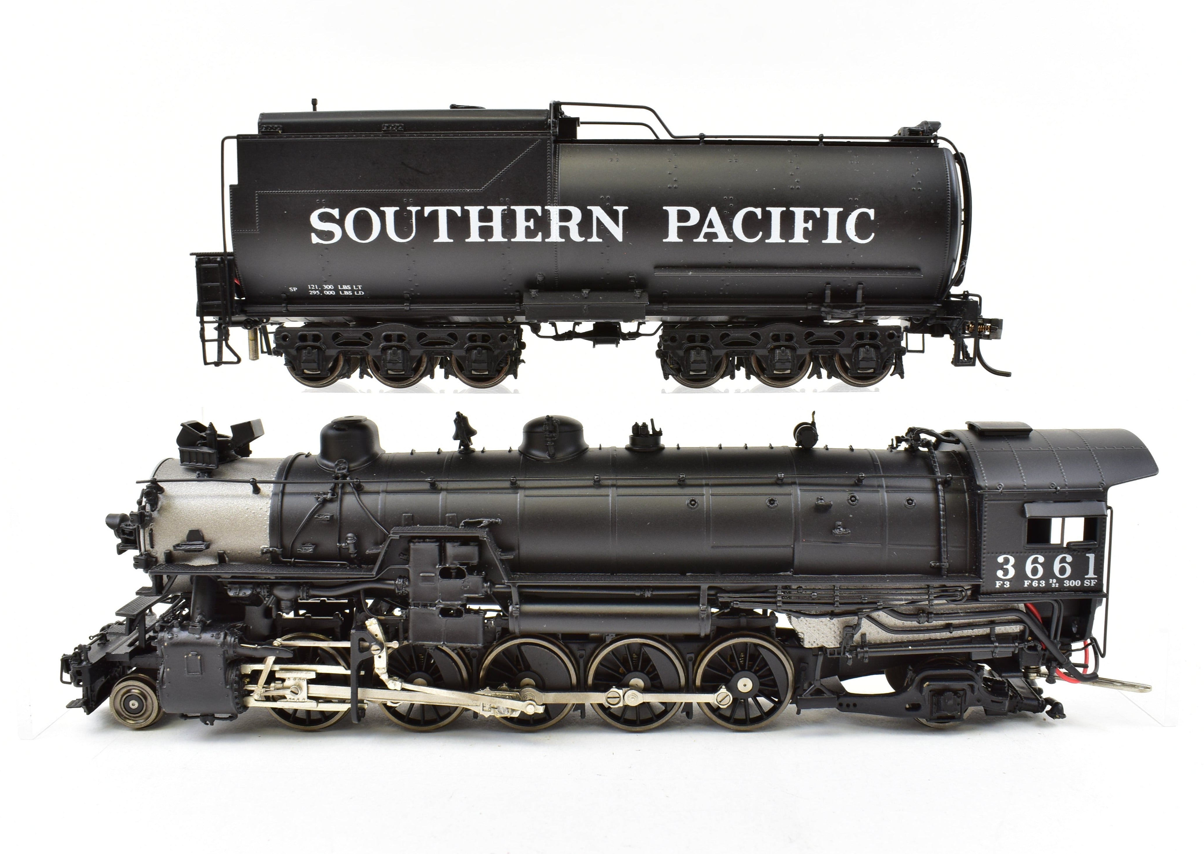 HO Scale Brass Model Train - Sunset Models Southern Pacific F - 3 2 - 10 - 2 Factory Painted Locomotive No. 3661