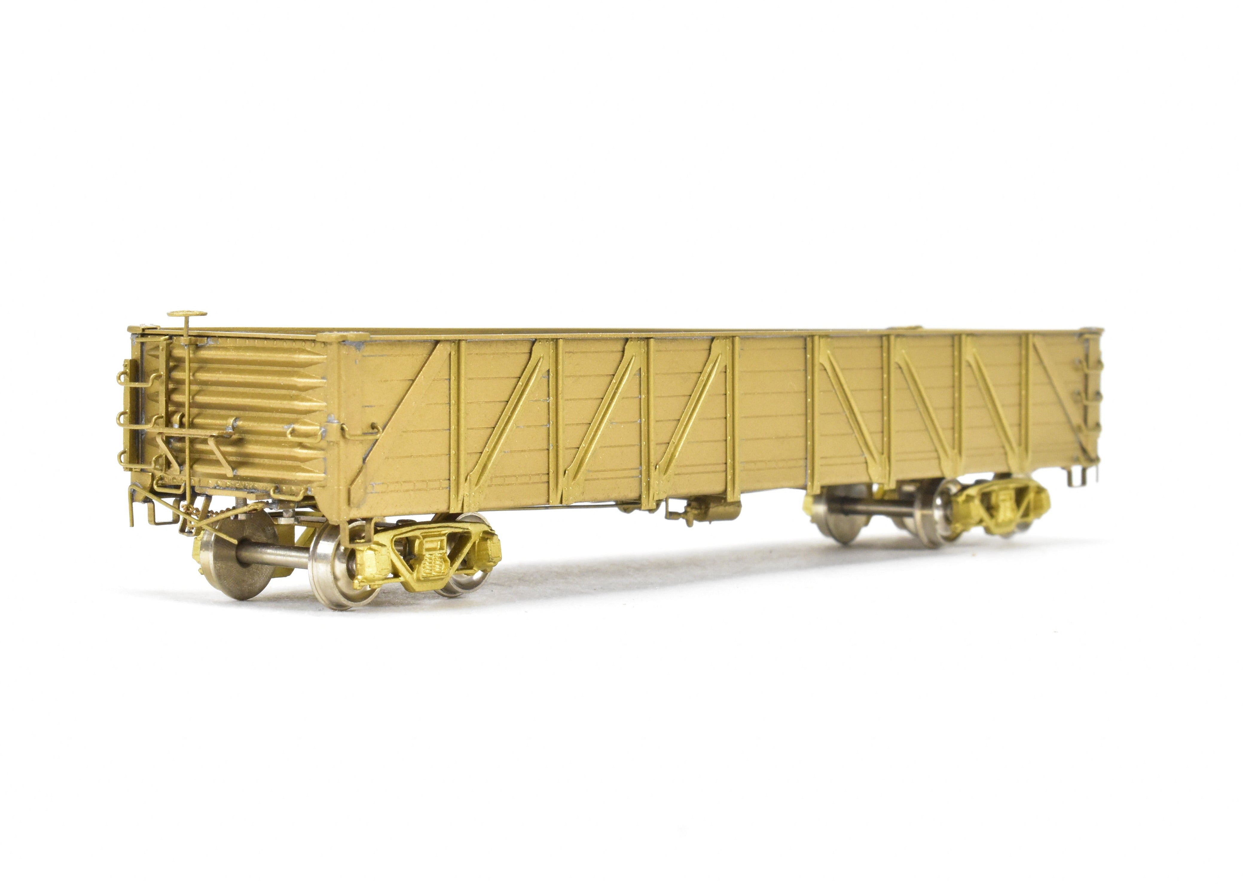 HO Brass Oriental Limited - USRA 40' Composite Drop - Bottom Unpainted Gondola
