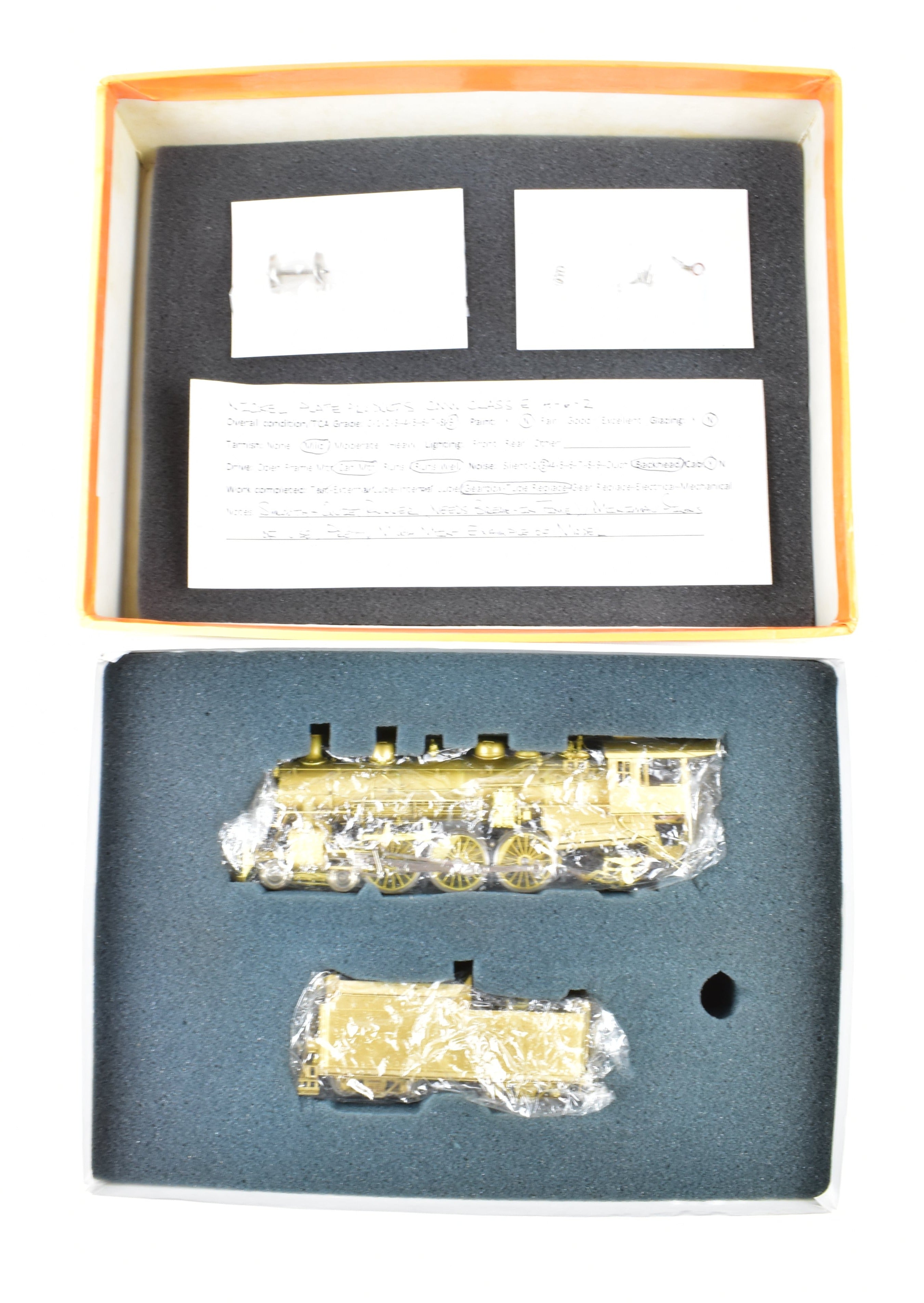 HO Scale Brass Nickel - Plated Model Train: Chicago & North Western Class E 4 - 6 - 2 Pacific Locomotive by NPP (Nickel Plate Products)