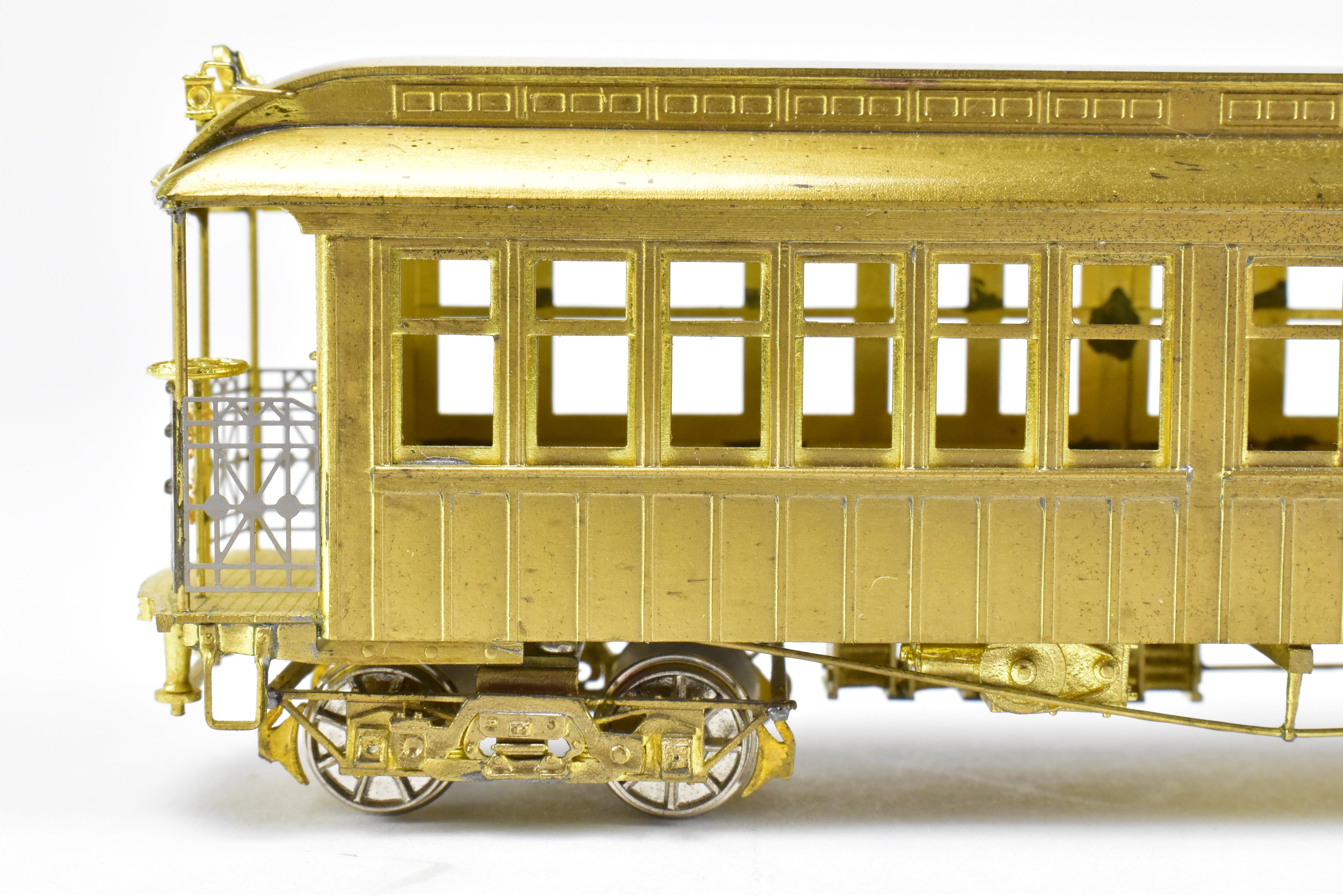 HO Scale Brass Model Train Set by MTS Imports - Manhattan Elevated Railway and Chicago & South Side Rapid Transit Elevated 2 Car Set