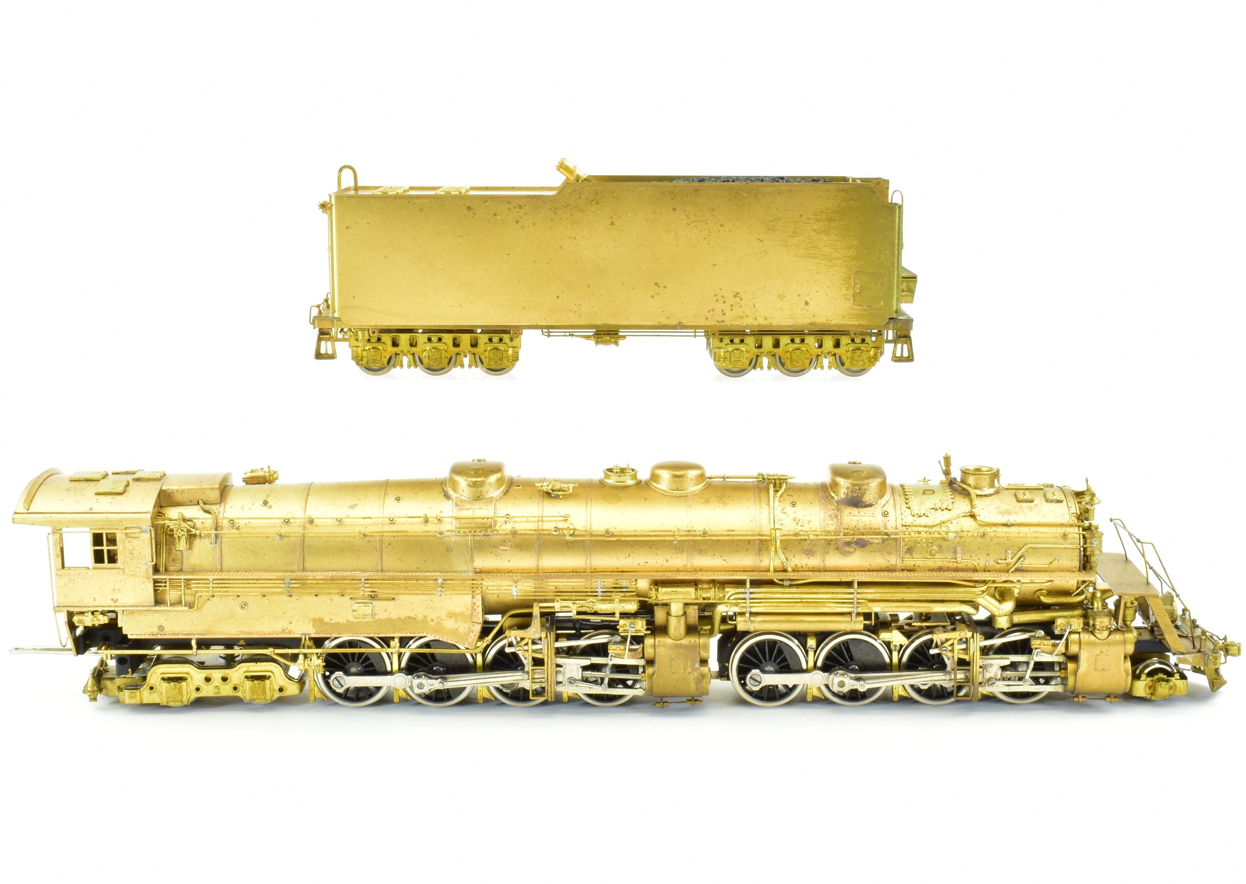 HO Scale Brass Model Train - PFM Fujiyama Northern Pacific Class Z - 5 2 - 8 - 8 - 4 Locomotive from 1969 Run with Crown Design