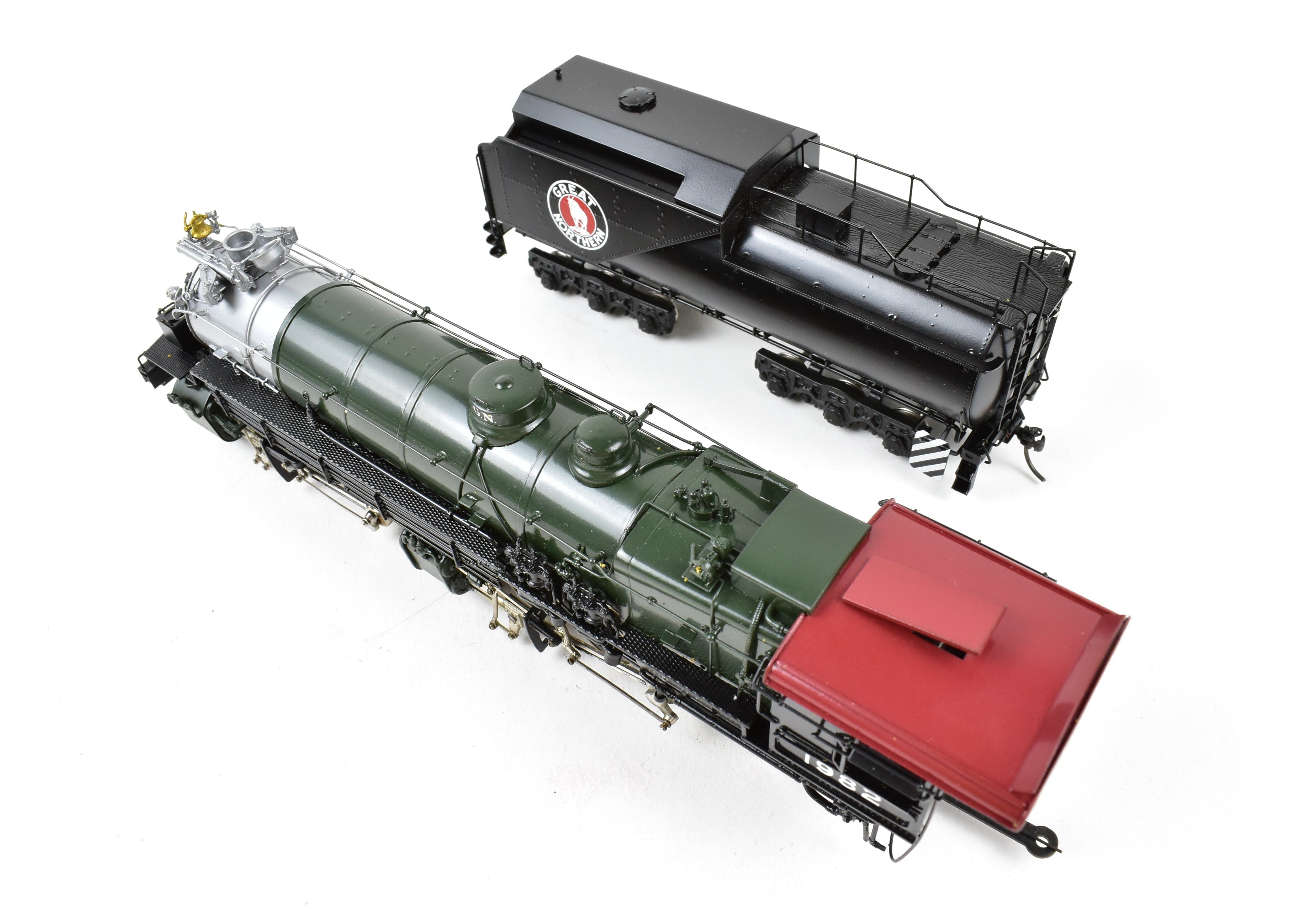 HO Scale Brass PFM - Tenshodo GN Model Train - Great Northern 2-6-8-0 Class M-2 Locomotive from 1973 Run