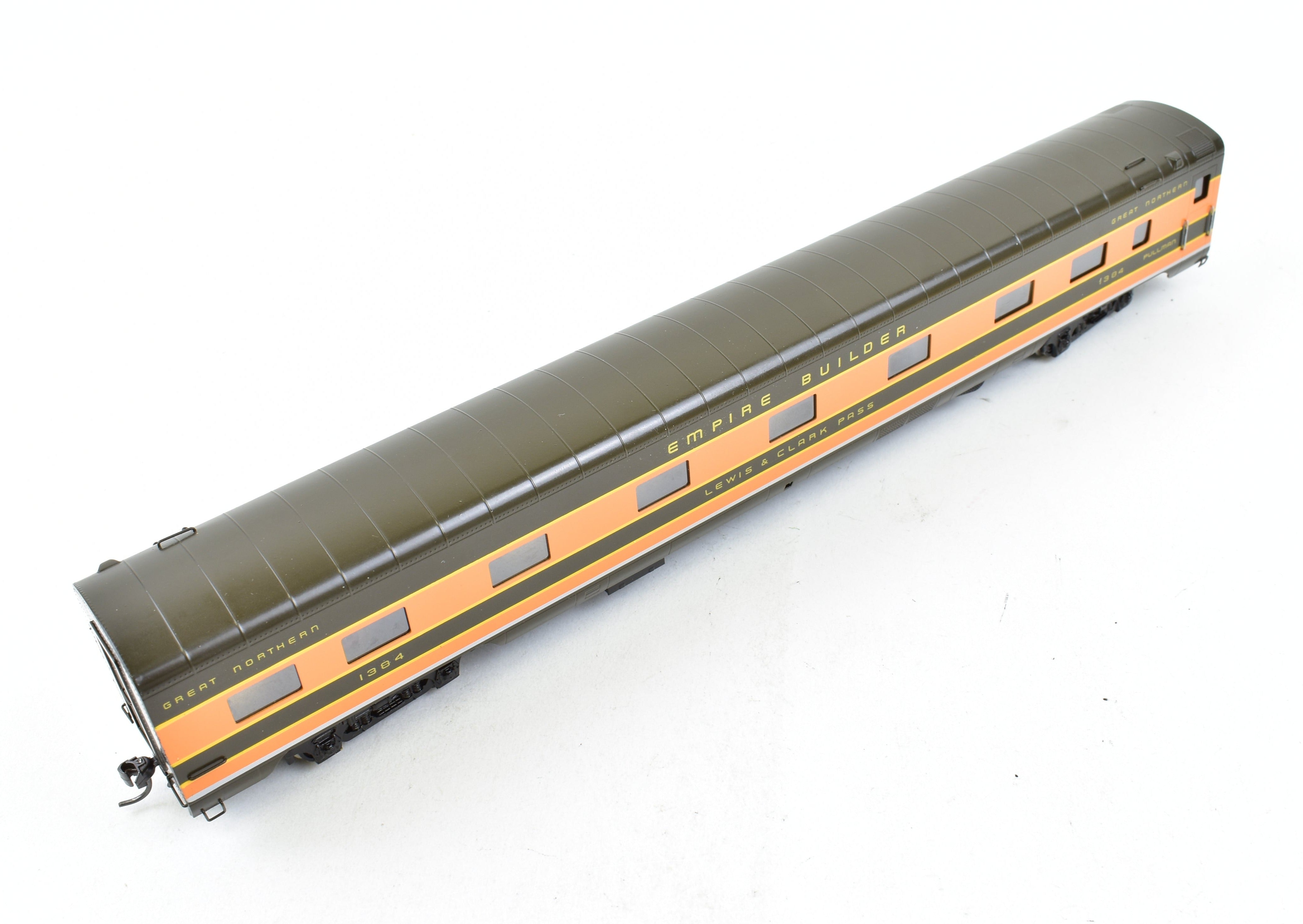 HO Brass Oriental GN - Pro-Painted Great Northern Streamlined Empire Builder Sleeper 1370 - 1384