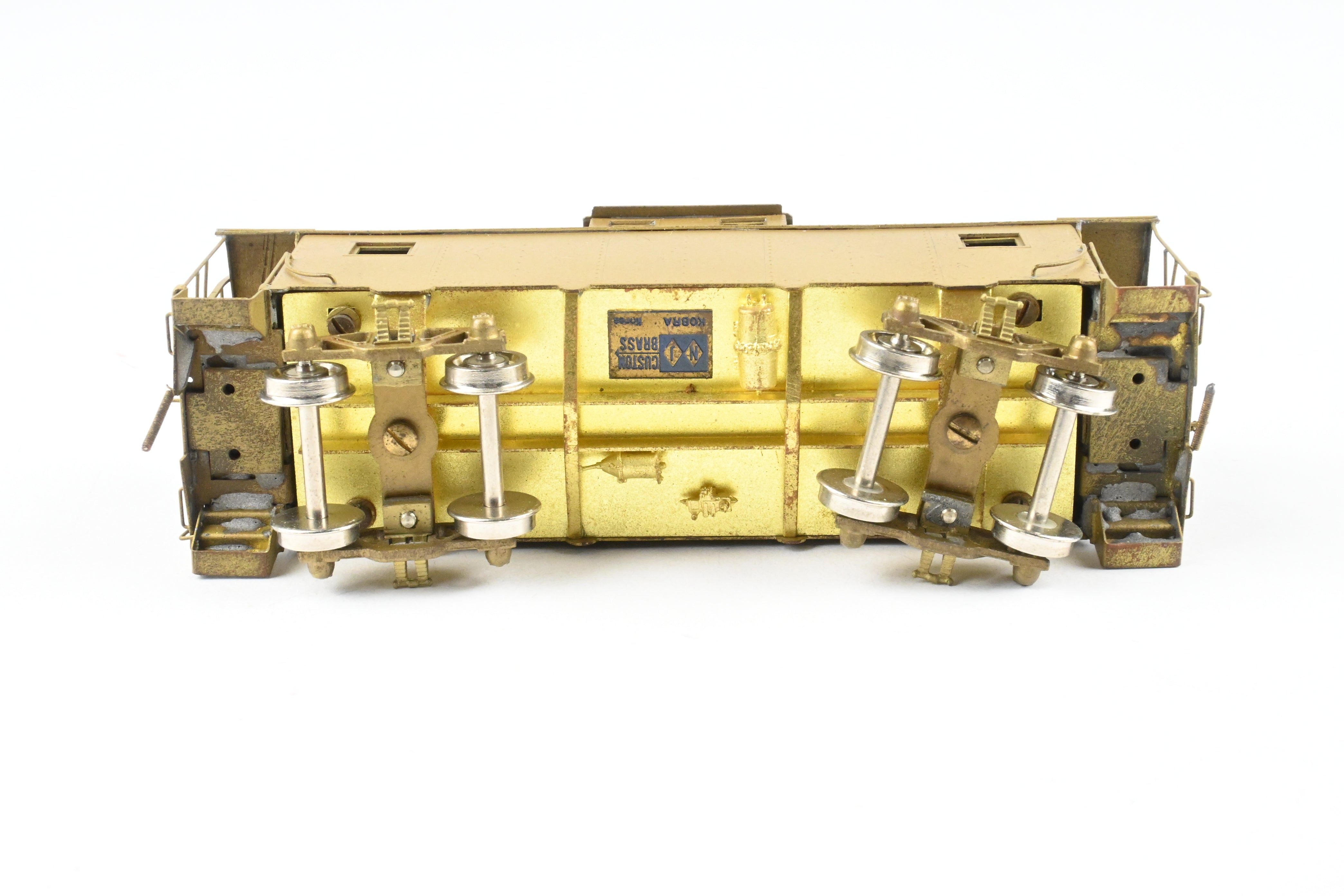 HO Scale Brass NKP - Nickel Plate Road 700 Series Steel Caboose with Custom Trucks