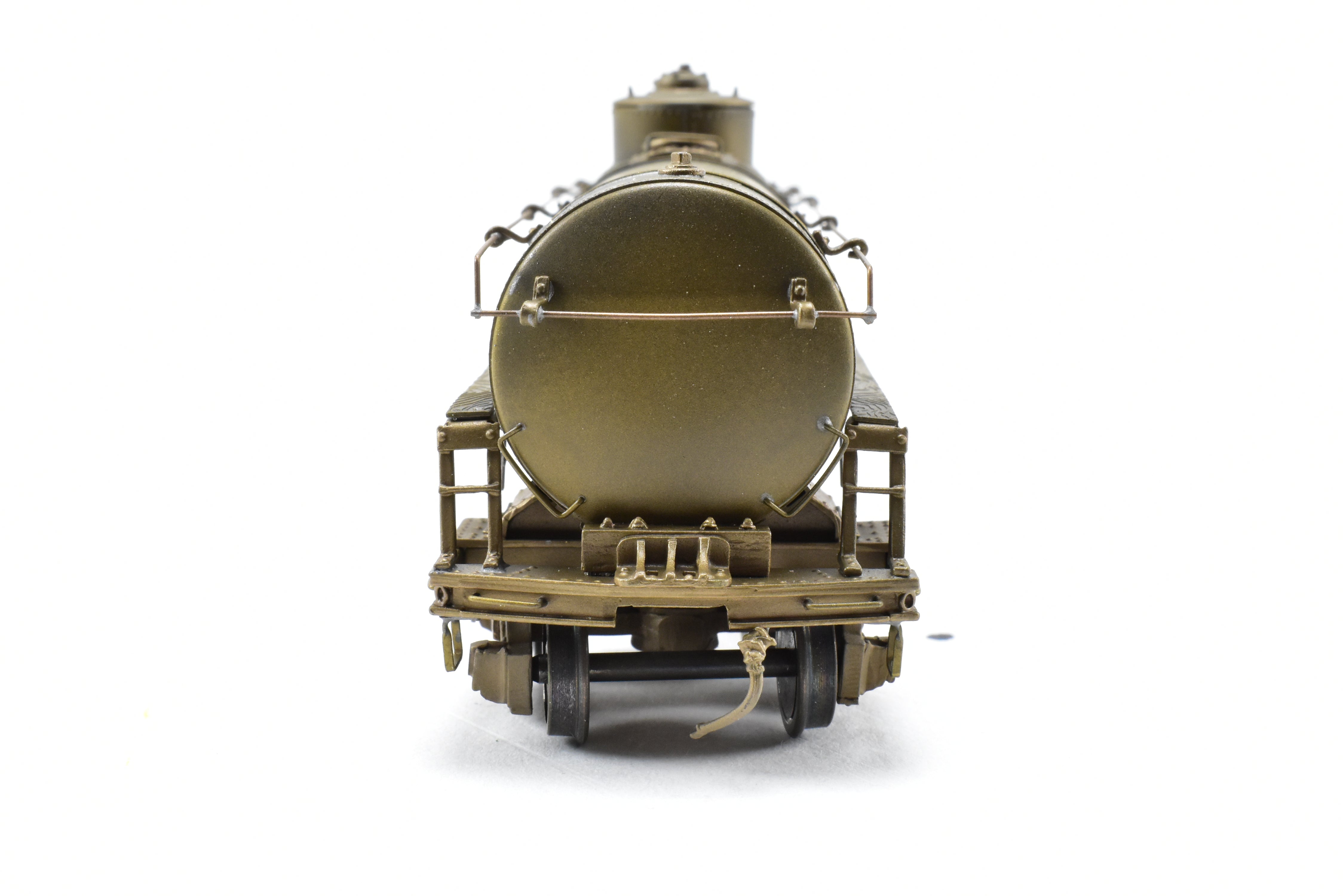1989 HO Brass Pecos River ATSF - Santa Fe 10,500 Gallon TK - H Tank Car w/ Andrews Trucks