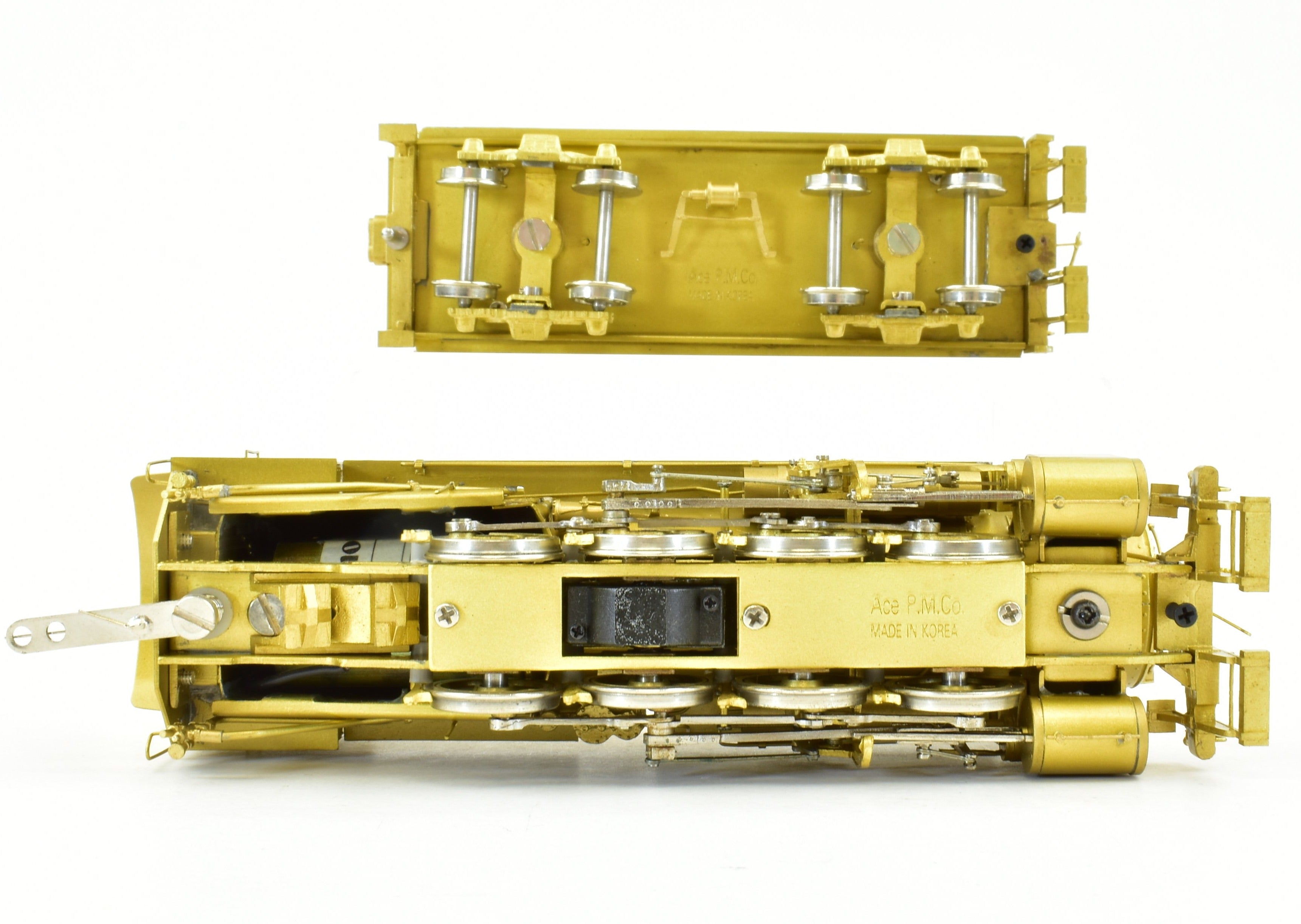 HO Scale Brass Oriental Limited Model of USRA - United States Railway Administration 0-8-0 Locomotive in Burlington Route (CB&Q) Version