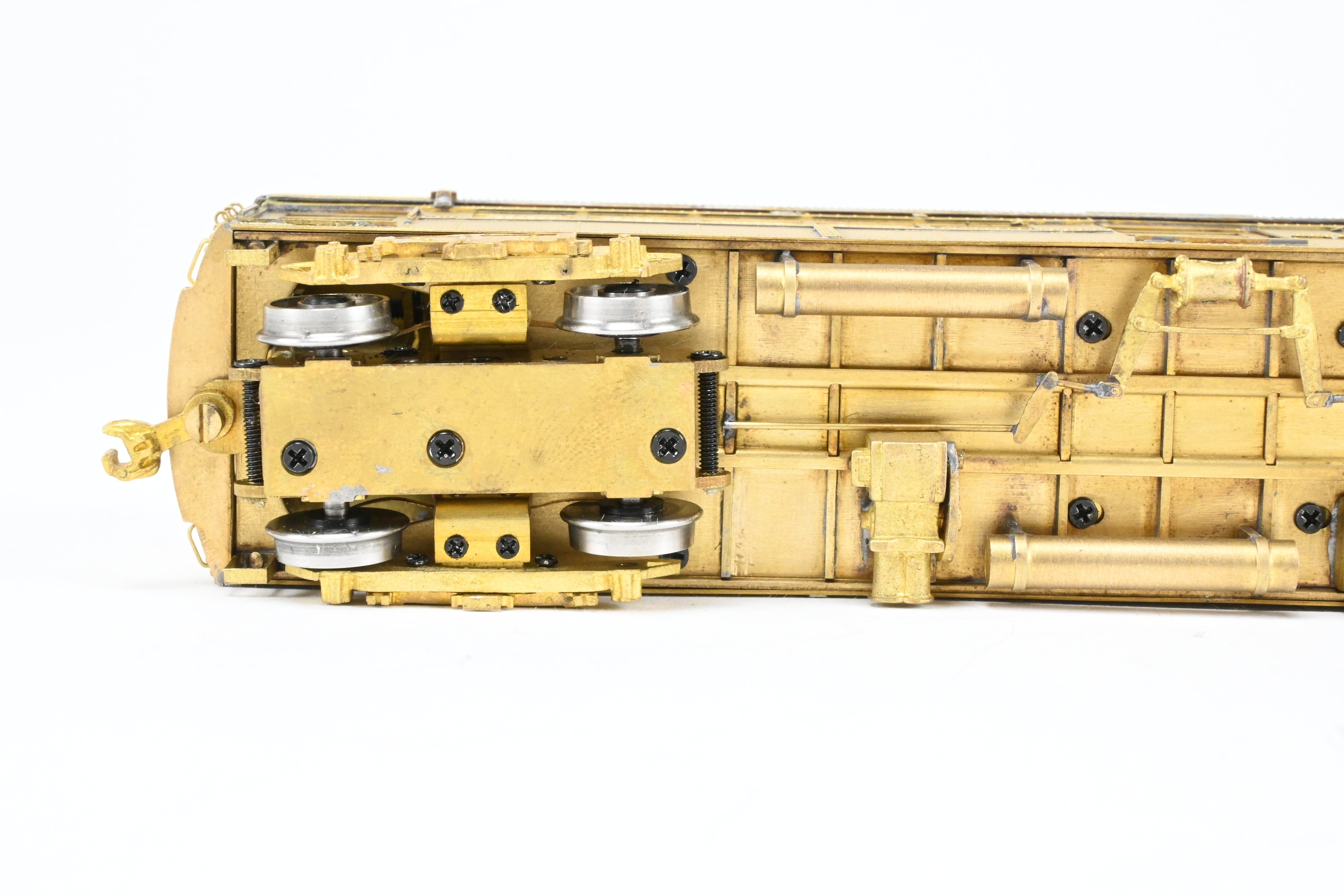 HO Scale Brass Model Train Set - MTS Imports CTA Chicago Transit Authority Modified 4001 - 4250 Series Elevated Cars Two - Car Set