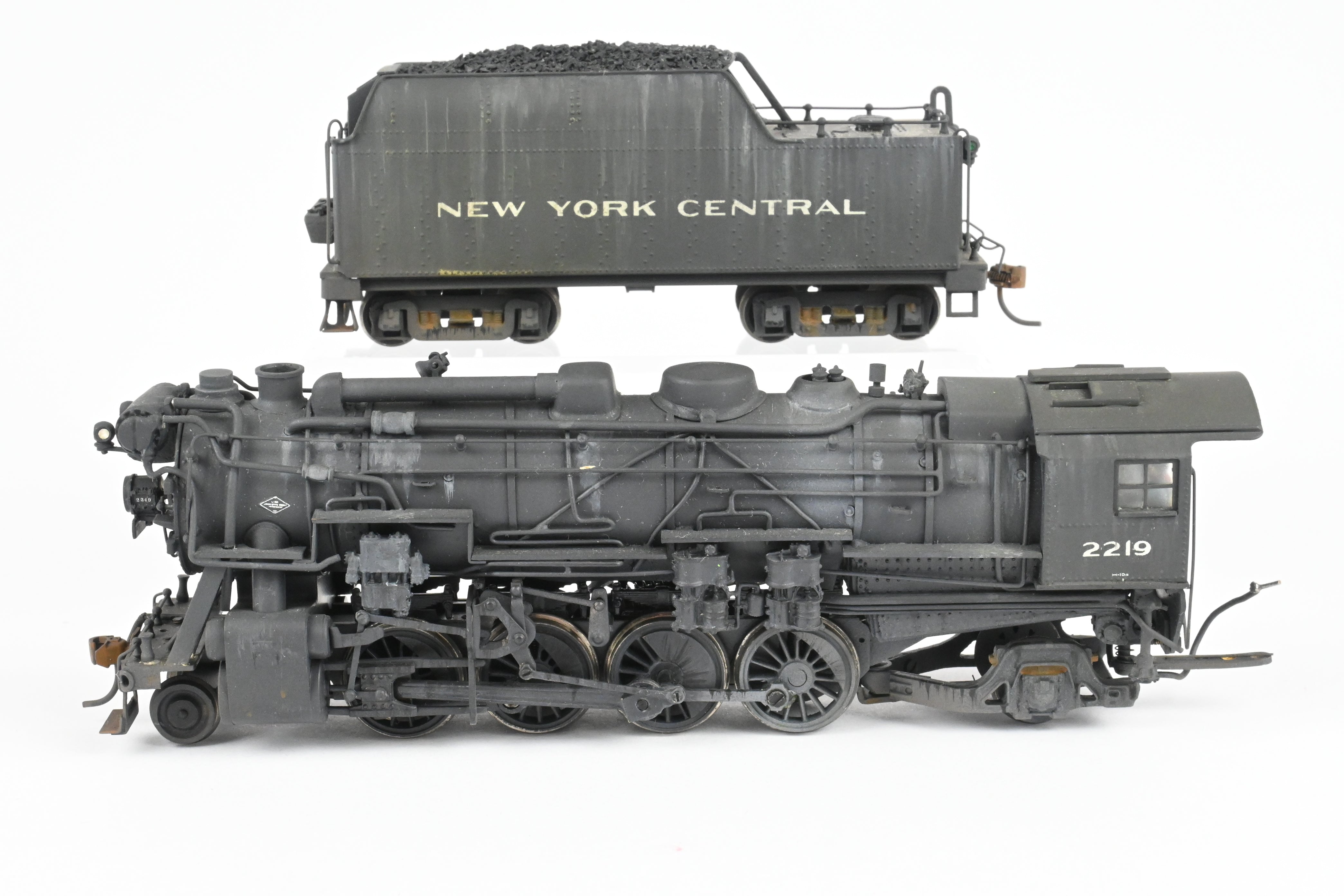 HO Scale Brass LMB NYC - New York Central 2-8-2 H-10a Mikado #2219 Custom Painted & Weathered