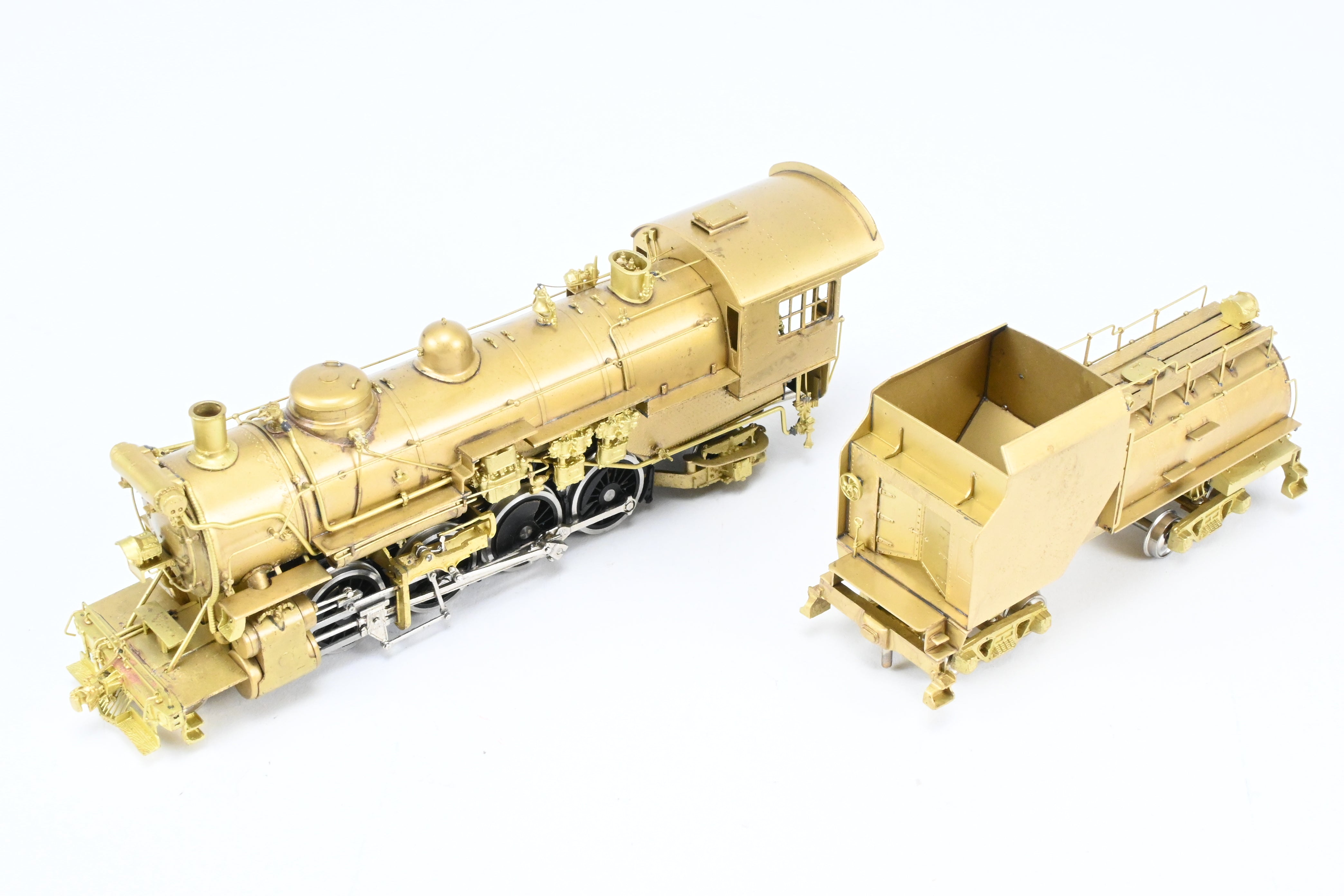 HO Scale Brass Nickel Plate Products (NPP) Erie Railroad N-1 Class 2-8-2 Mikado Steam Locomotive Model - Version 2