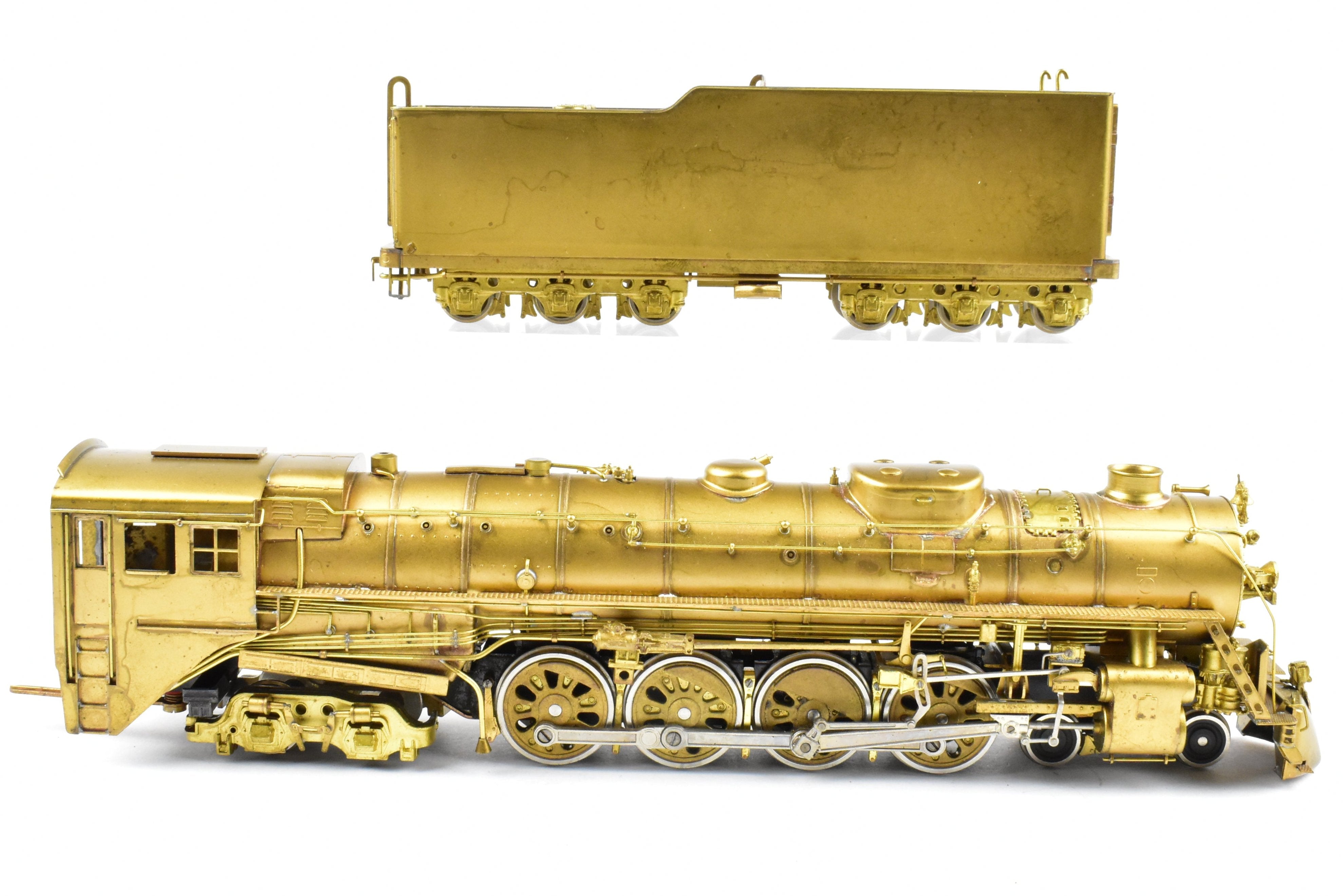 HO Scale Brass Model Train - Northwest Short Line MILW - Milwaukee Road S-2 4-8-4 Locomotive