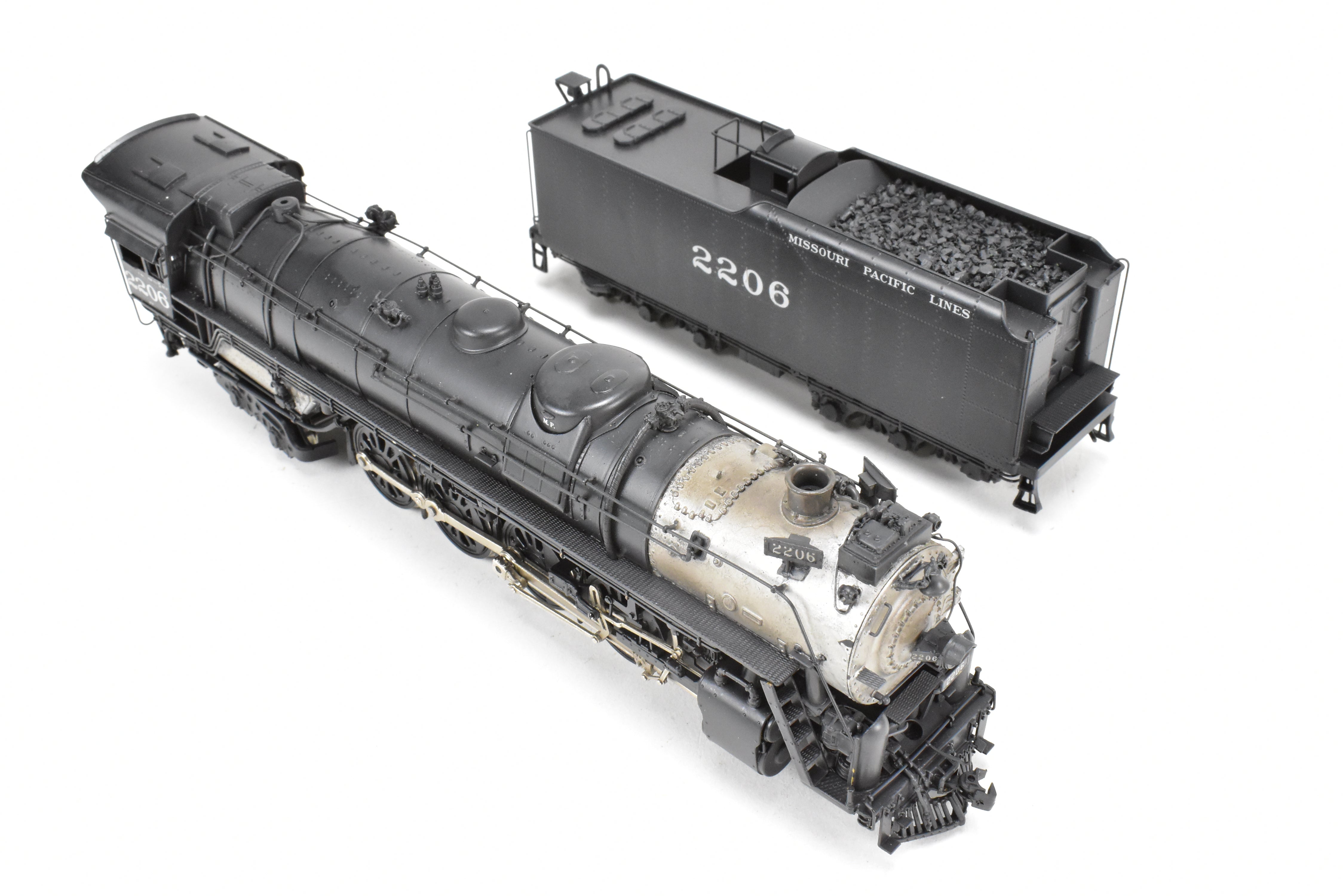 HO Brass PFM - Fujiyama Missouri Pacific 4-8-4 2200 Class #2206 Custom Painted by Joe G. Collias