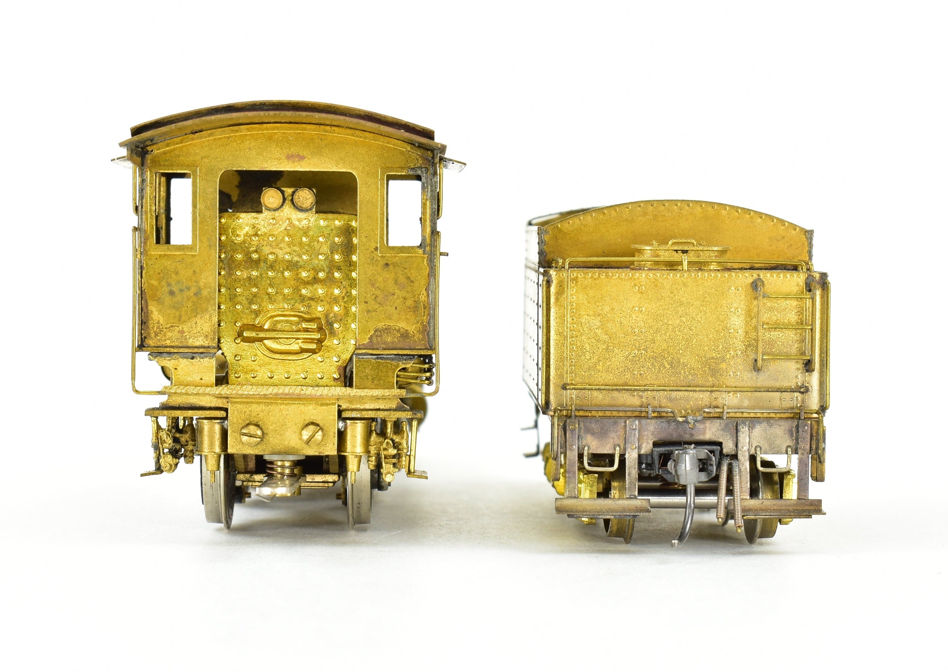 HO Scale Brass Nickel-Plated Model Train - CB&Q - Burlington Route K-2 4-6-0 Ten Wheeler, Produced by Nickel Plate Products