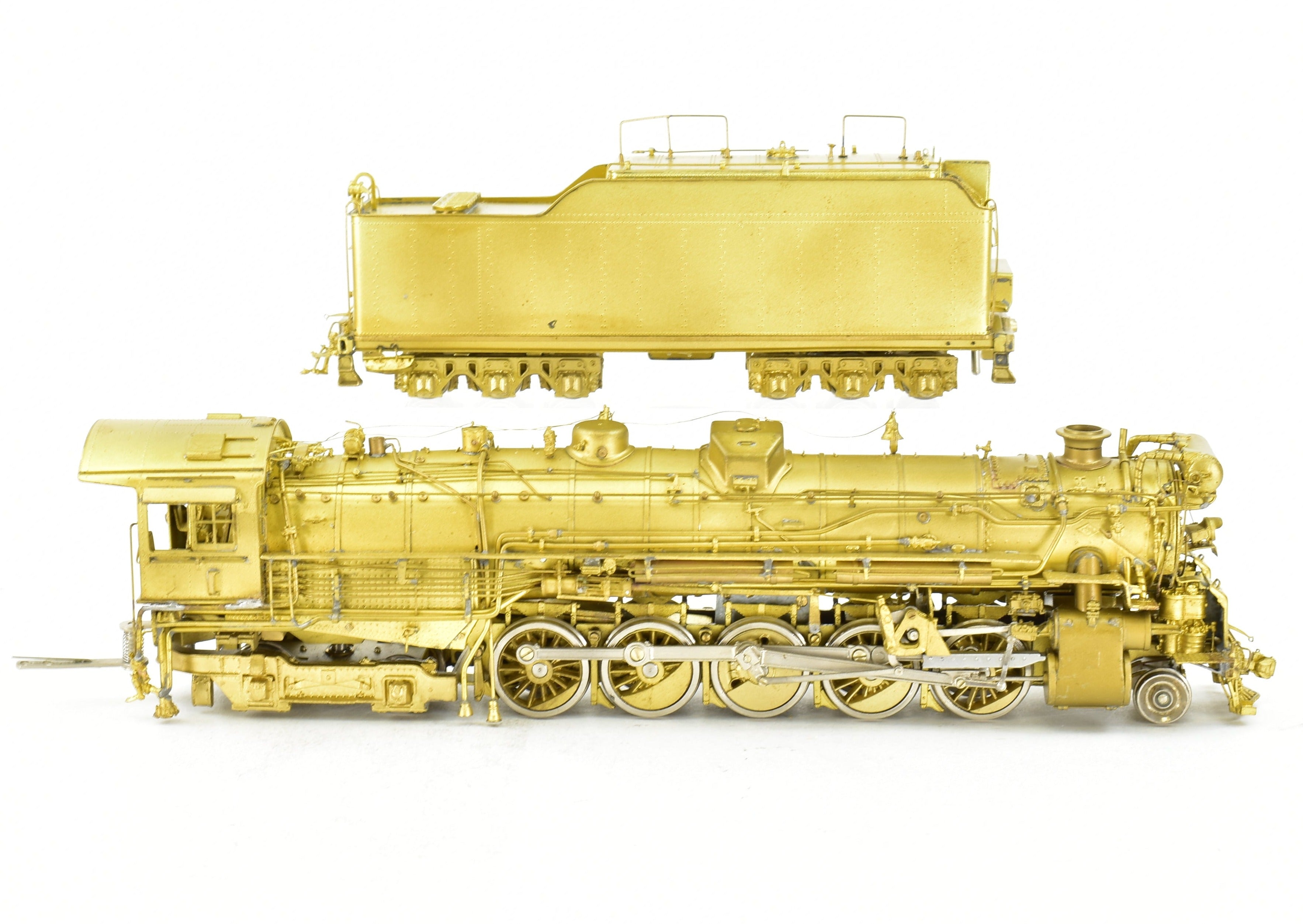 HO Scale Brass Texas & Pacific I-1A 2-10-4 #610 Sunset Model