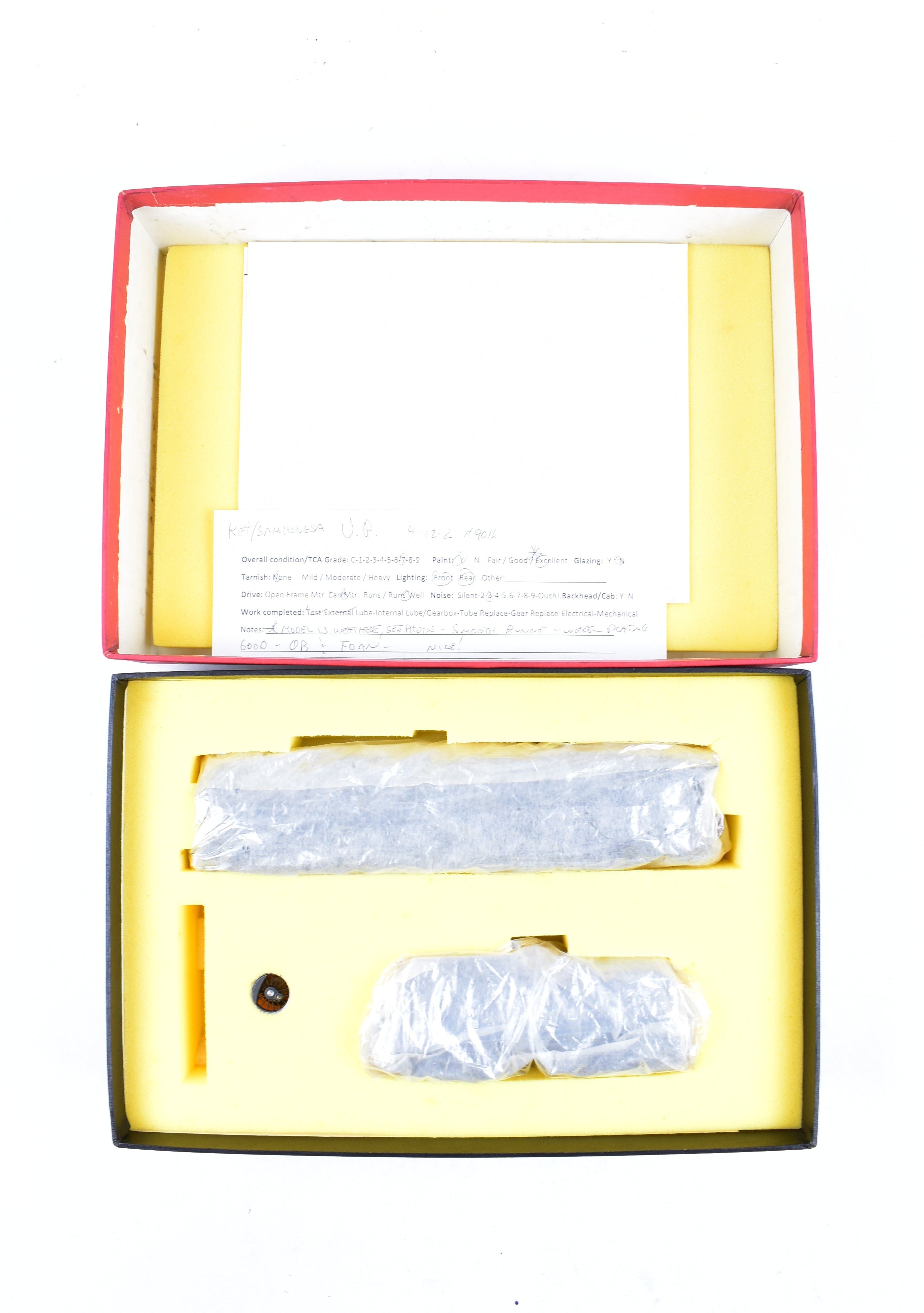 HO Scale Brass Key Imports Union Pacific 4-12-2 Standard Steam Locomotive of the 9000 Series, Specifically Standard Niners #9016 with Light Weathering Effect