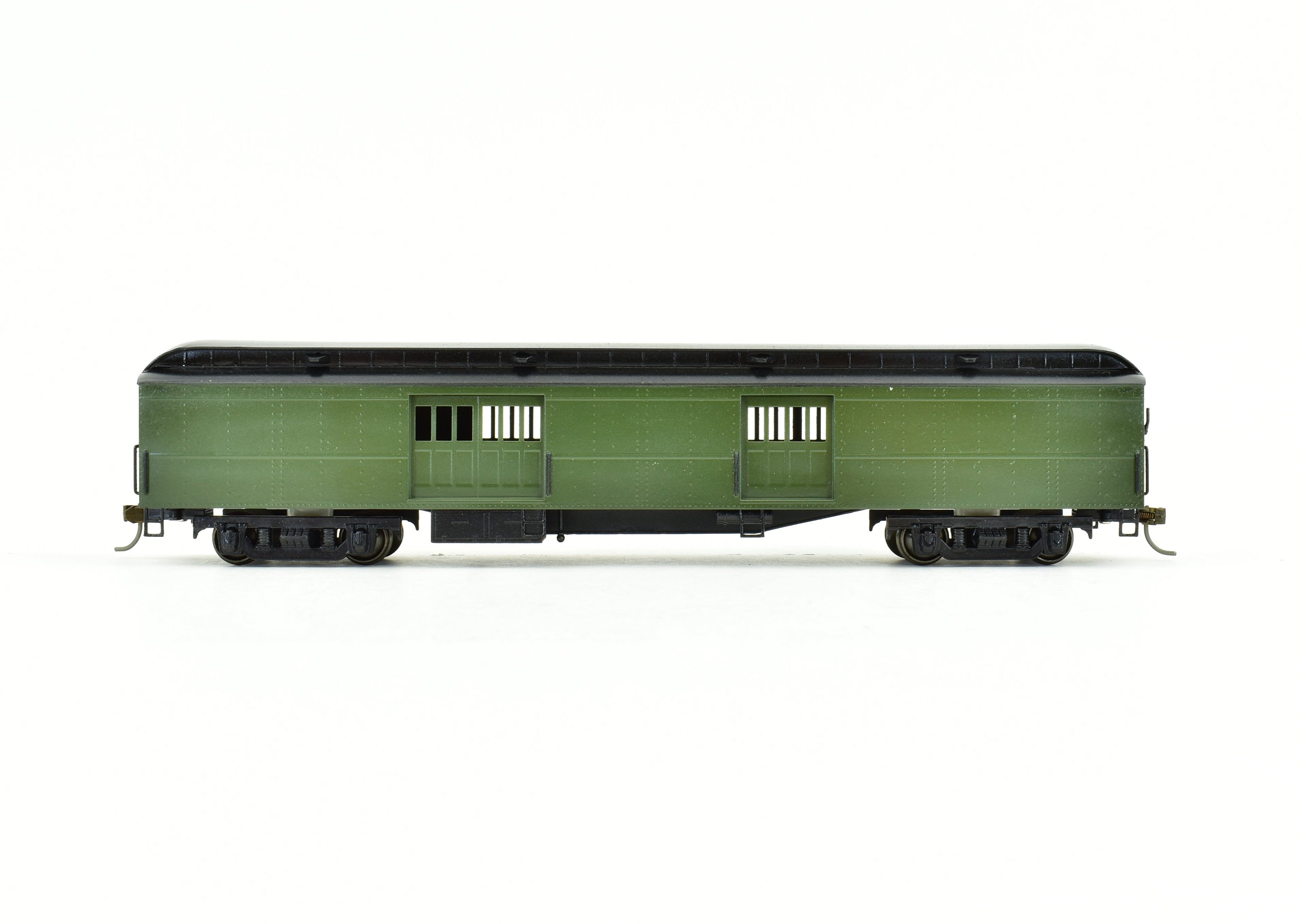 HO Scale Brass NPP Nickel - Plated Custom - Painted NYO&W Baggage Car
