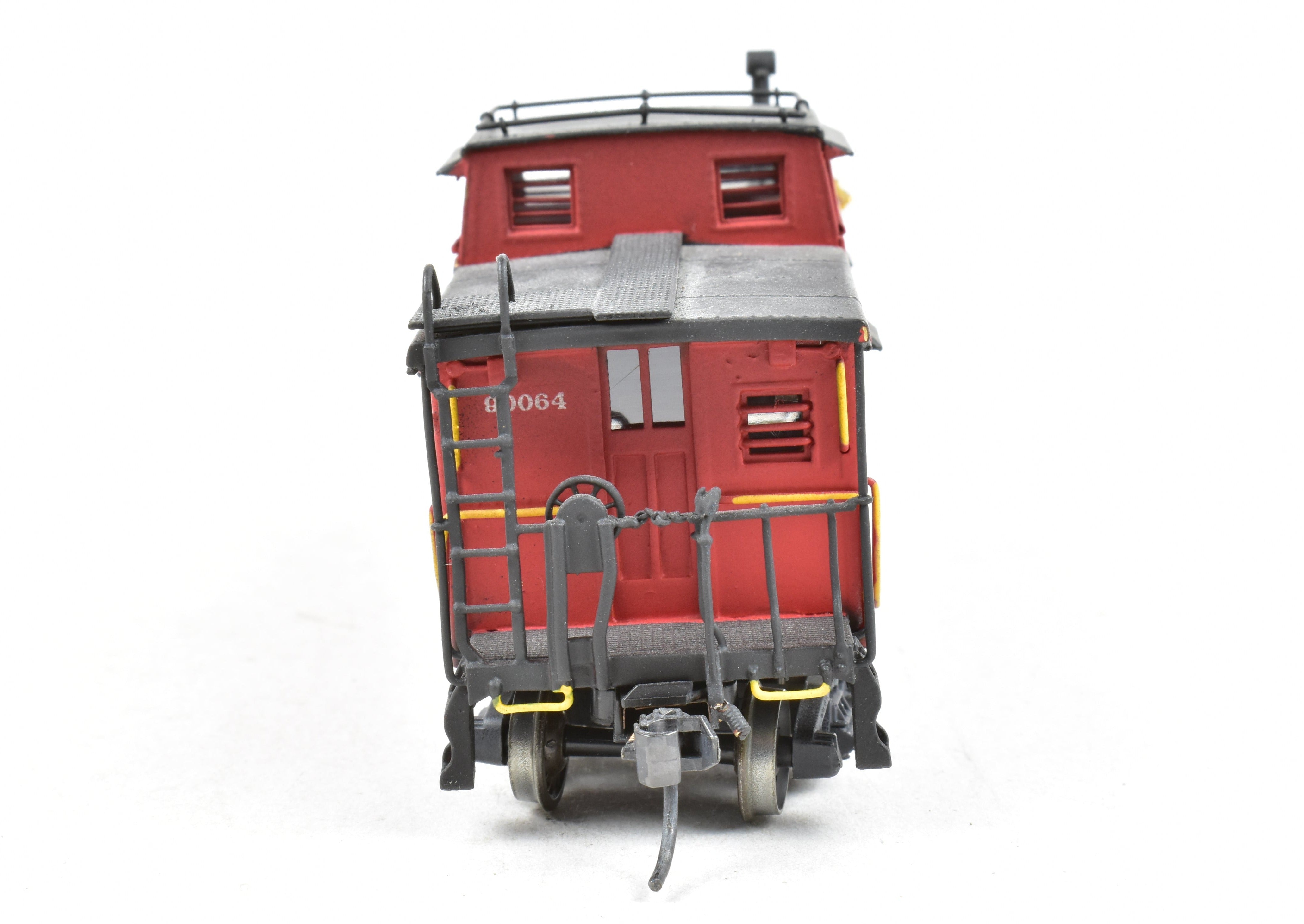 Custom Painted HO Brass Nickel Plate Chesapeake & Ohio Steel Caboose