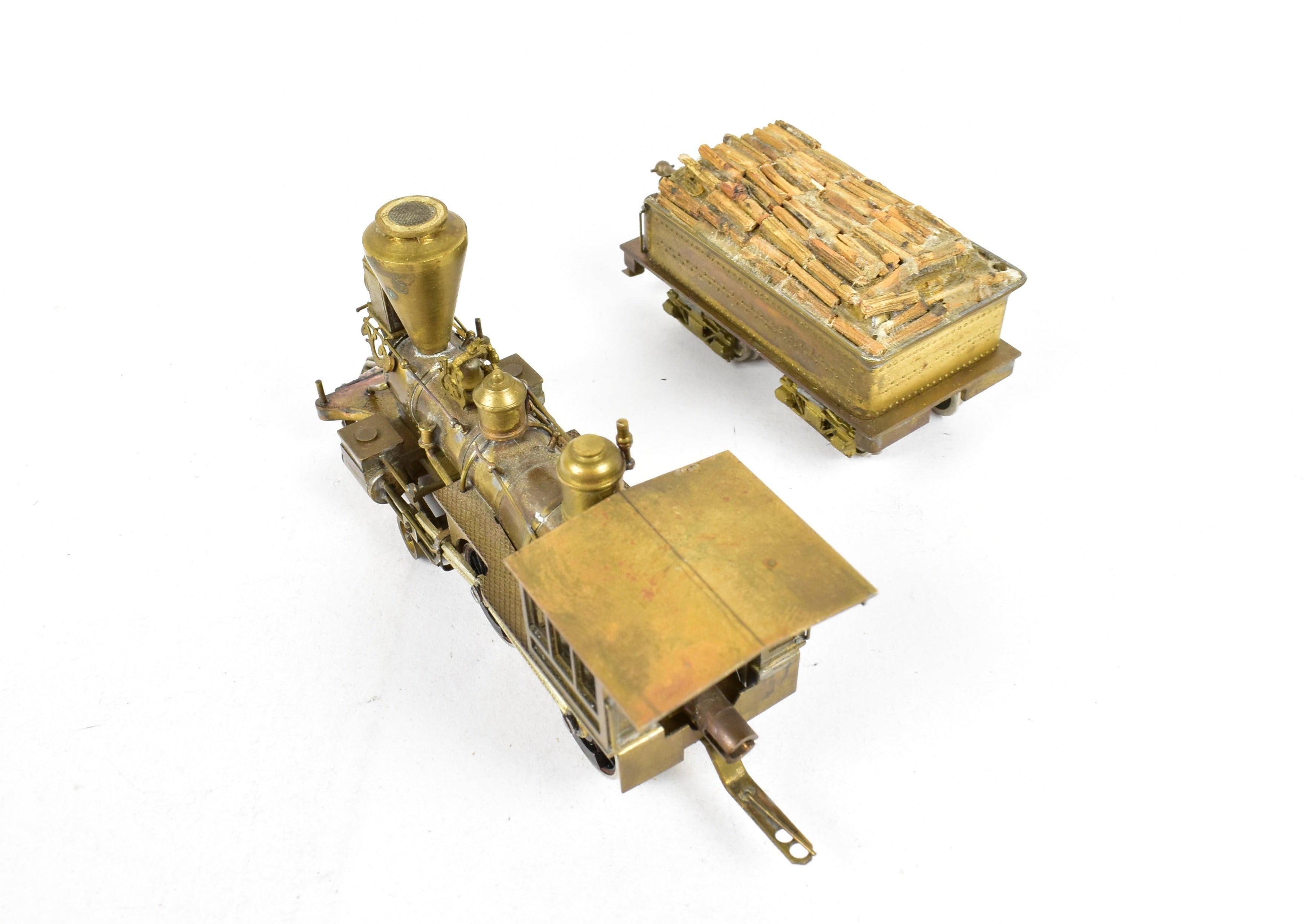 Rare HO Brass M.B. Austin Central Pacific 4-4-0 American Governor Stanford Model