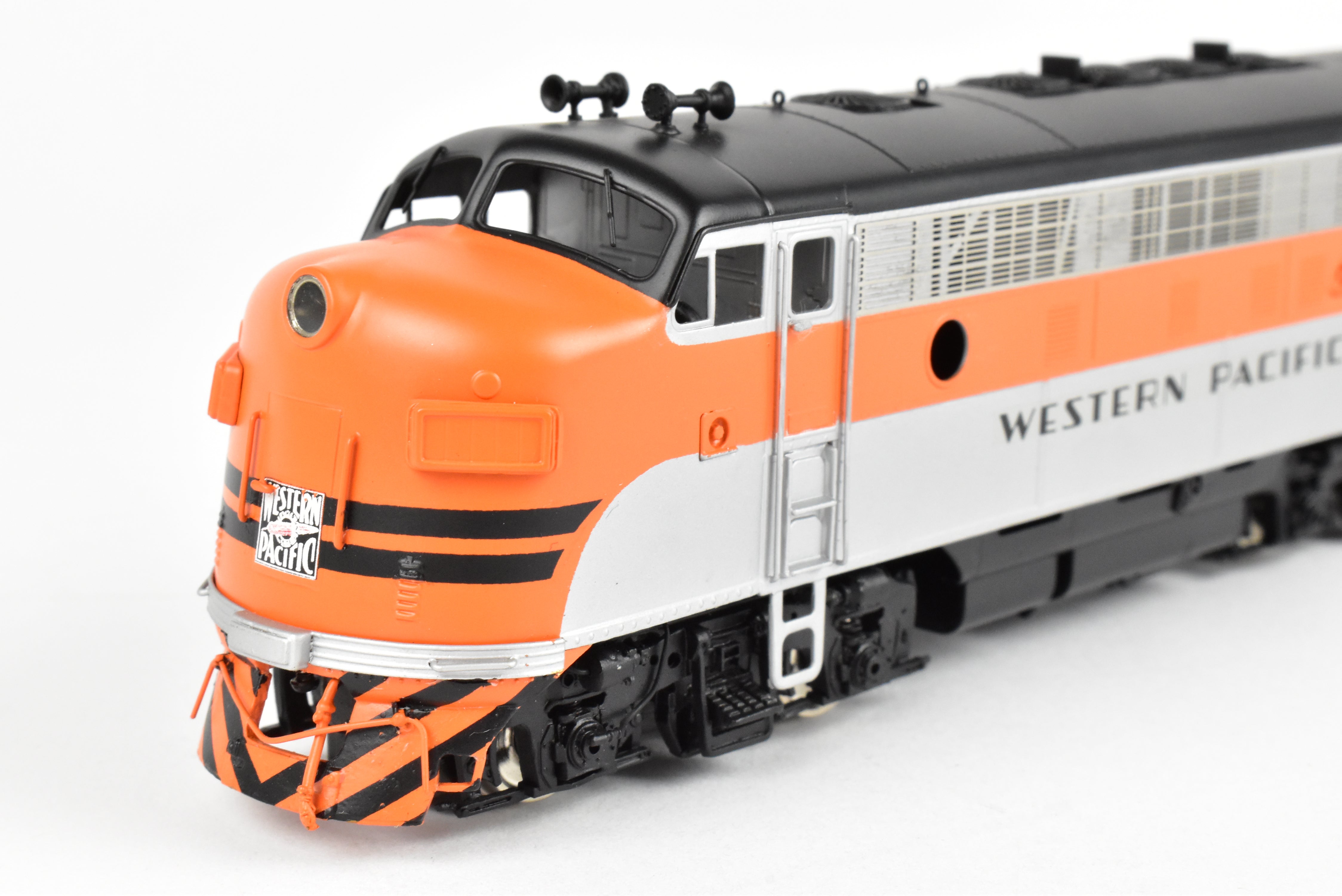 HO Brass Oriental Limited WP Western Pacific EMD F7 A/B/B/A Set, 1500 HP Each, Factory Painted Freight