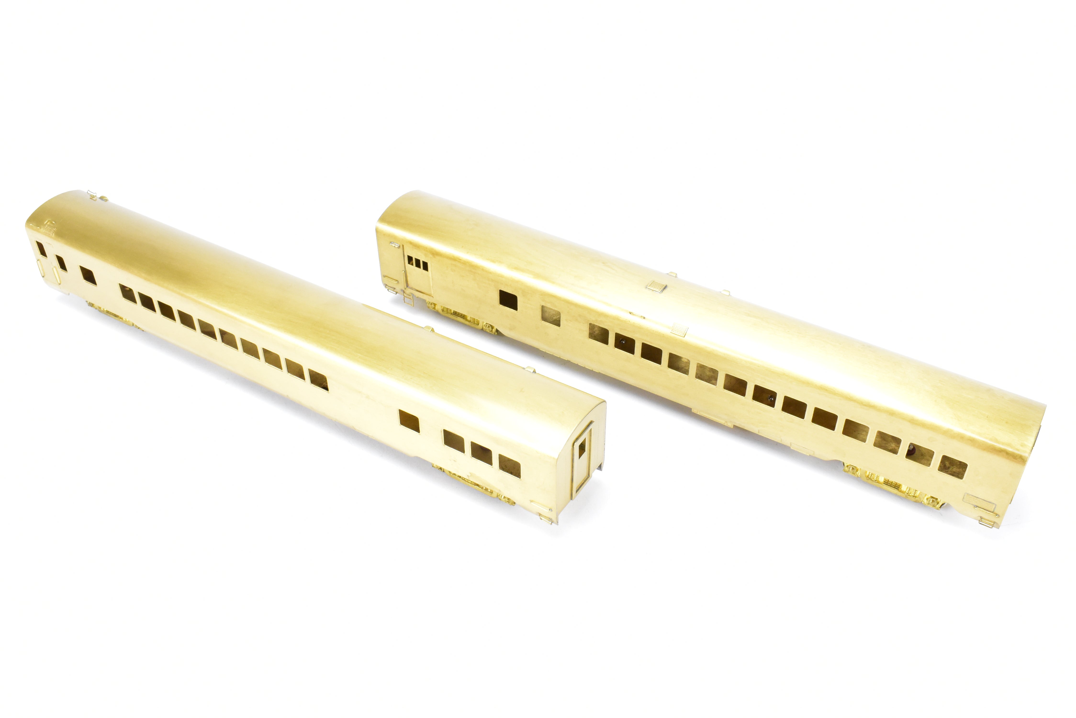 HO Scale Brass Nickel Plate Products (NPP) Chicago & Northwestern 2 - Car Baggage and Parlor Model Set