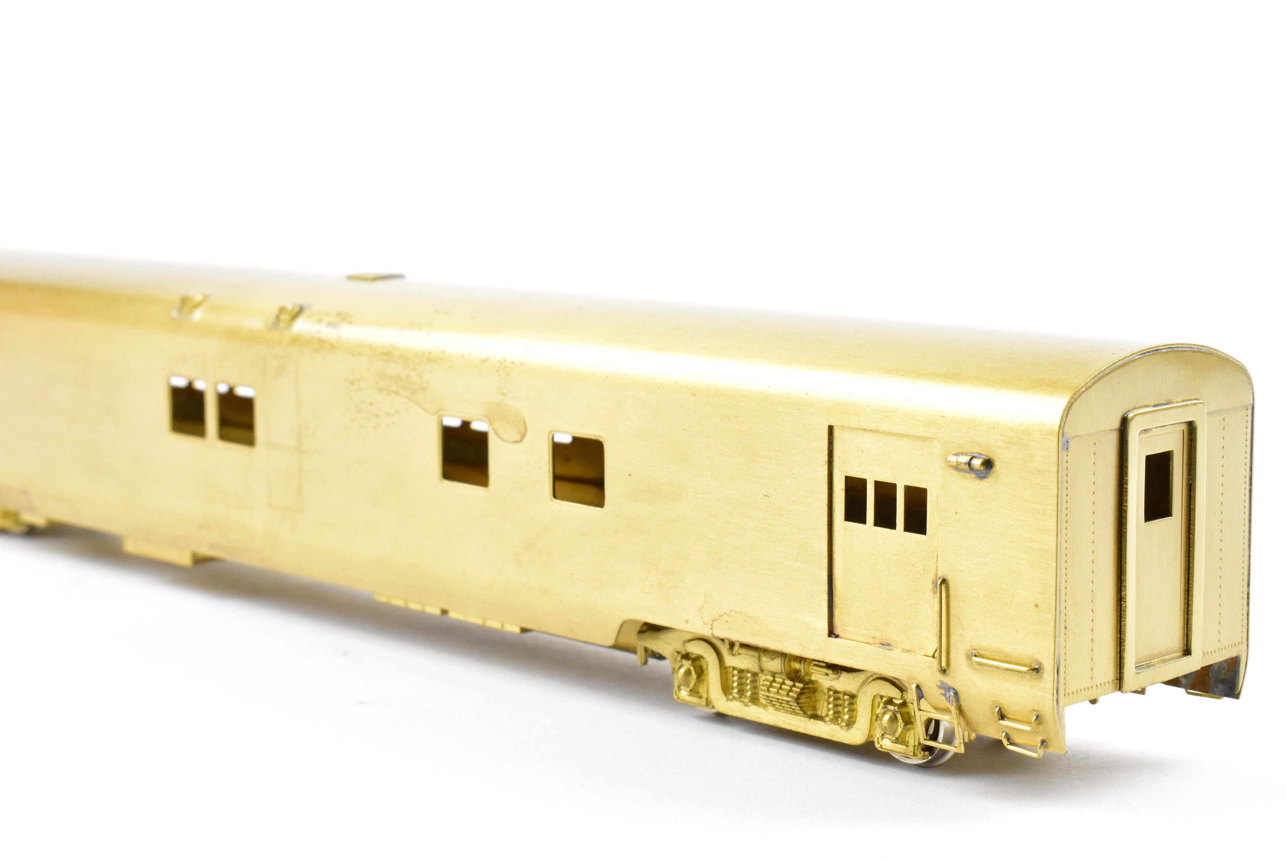 HO Brass NPP Nickel Plate 2-Car Baggage & Parlor Set - C&NW Chicago & Northwestern