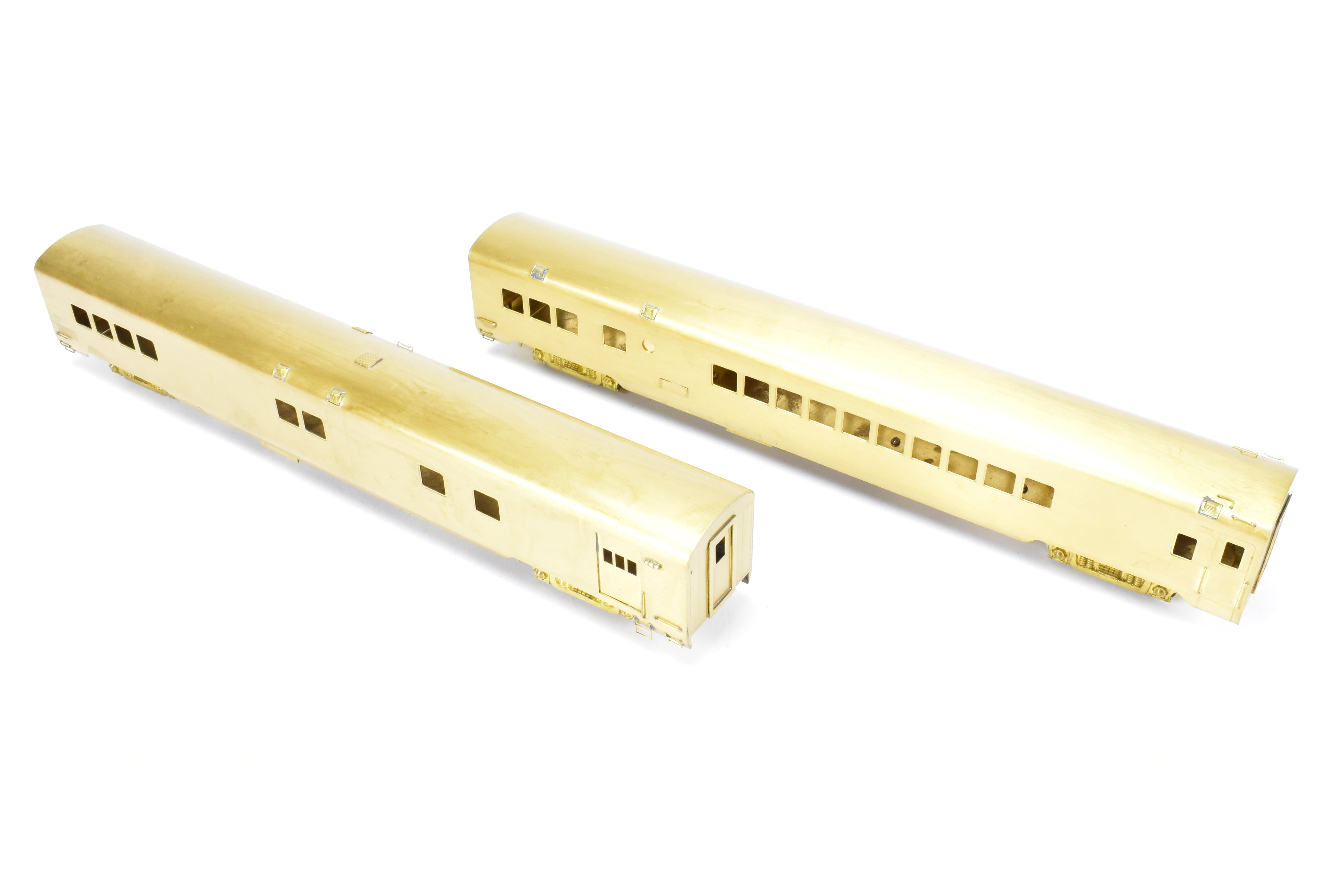 HO Scale Brass Nickel Plate Products (NPP) Chicago & Northwestern 2 - Car Baggage and Parlor Model Set