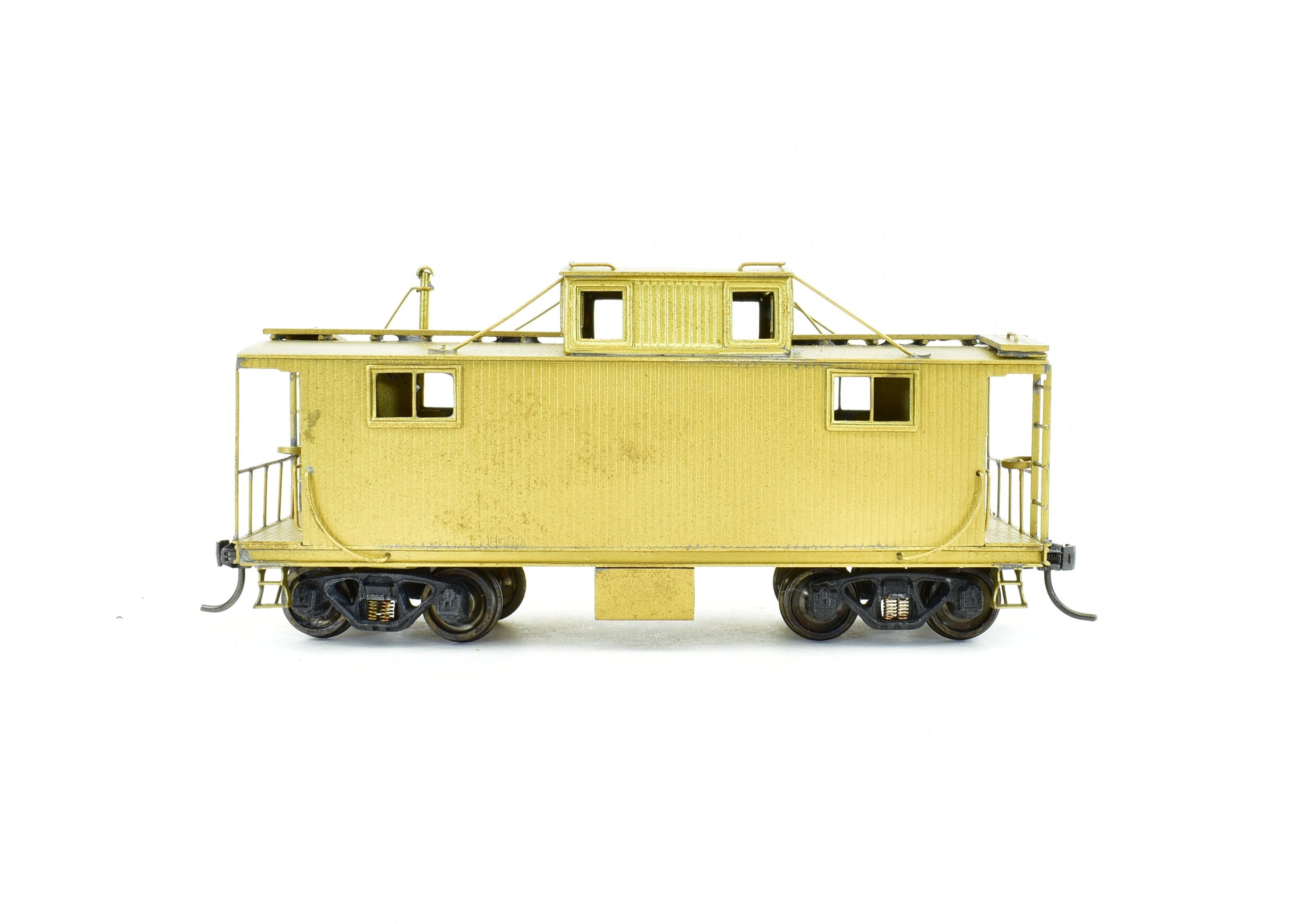 HO Scale Brass Model of NJ Custom Brass Long Island Railroad (LIRR) N - 52A Caboose for Model Train Enthusiasts