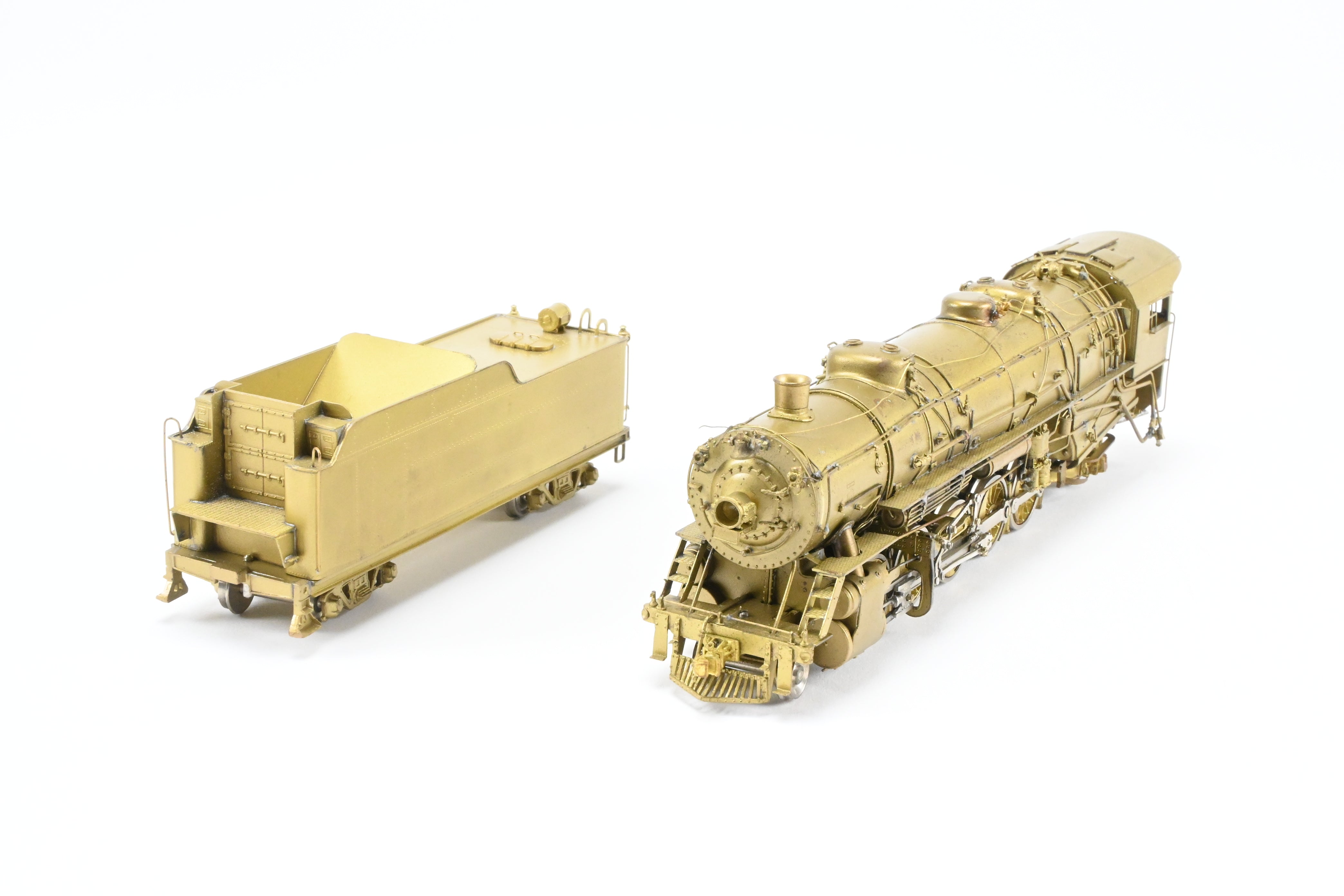 HO Scale USRA 2-10-2 Heavy Brass Model by Key Imports, 1970s