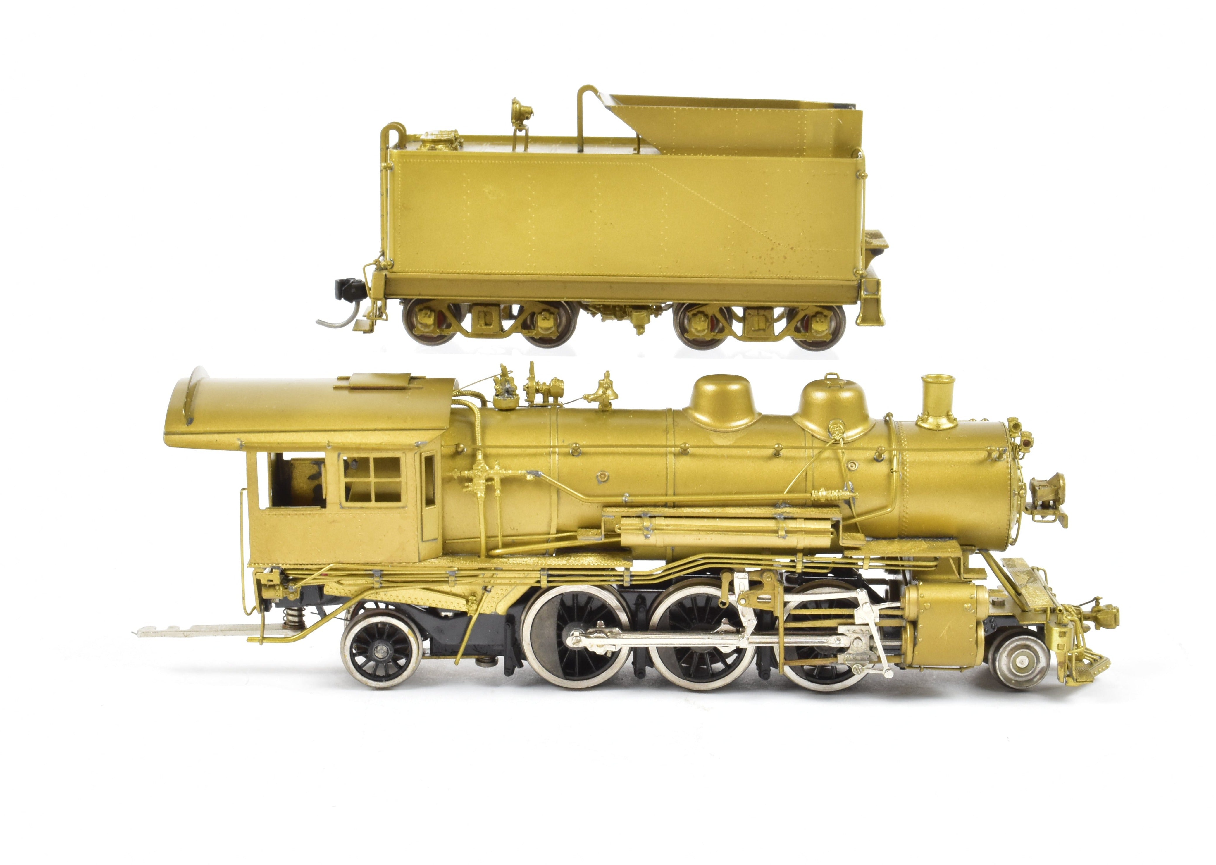 HO Scale Brass Model Train - NorthWest Short Line MILW - Milwaukee Road Class K - 1 2 - 6 - 2 Prairie Locomotive Replica