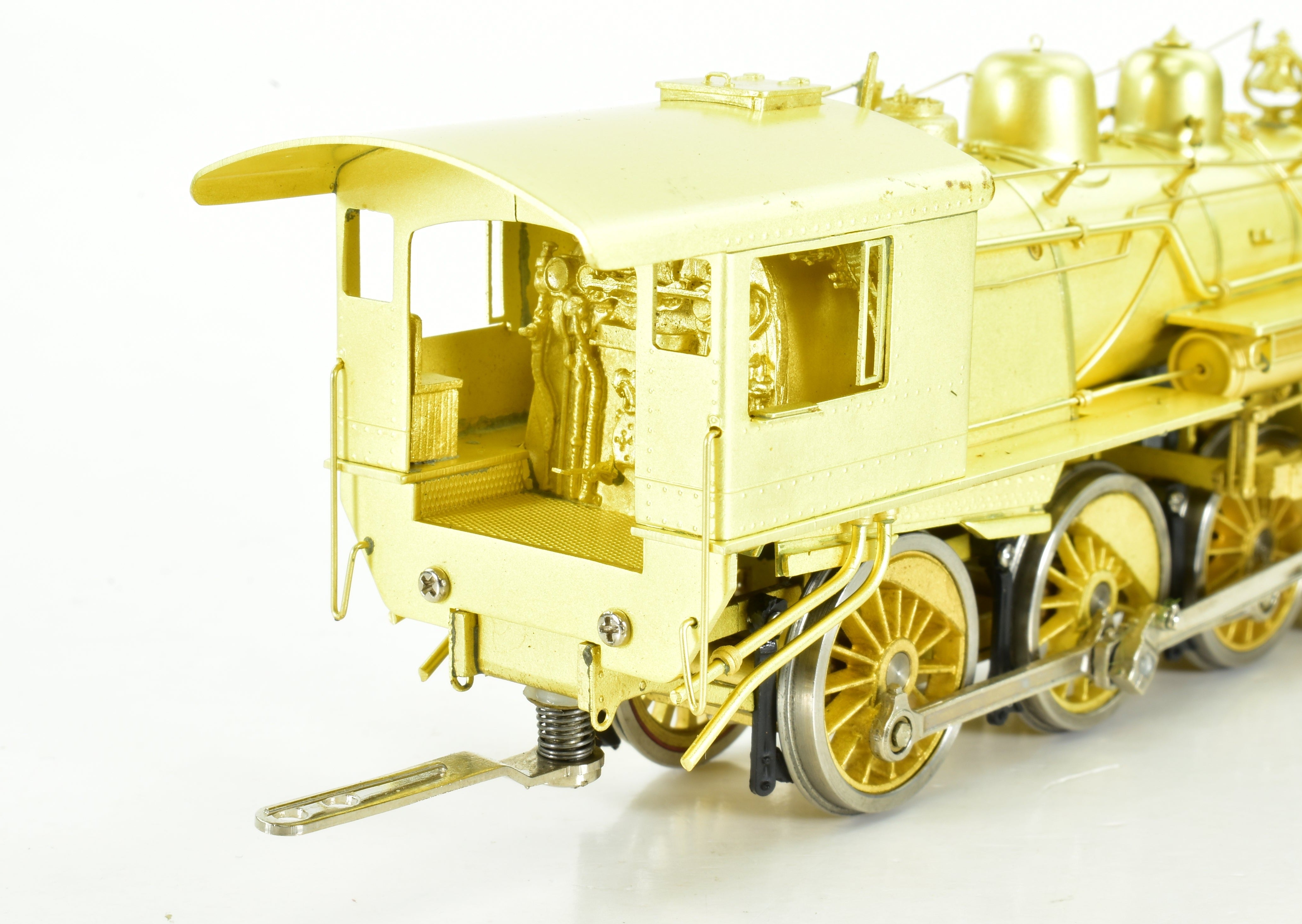 HO Scale Brass Nickel - Plated Steam Locomotive Model: New York Ontario & Western Class E 4 - 6 - 0 by Nickel Plate Products