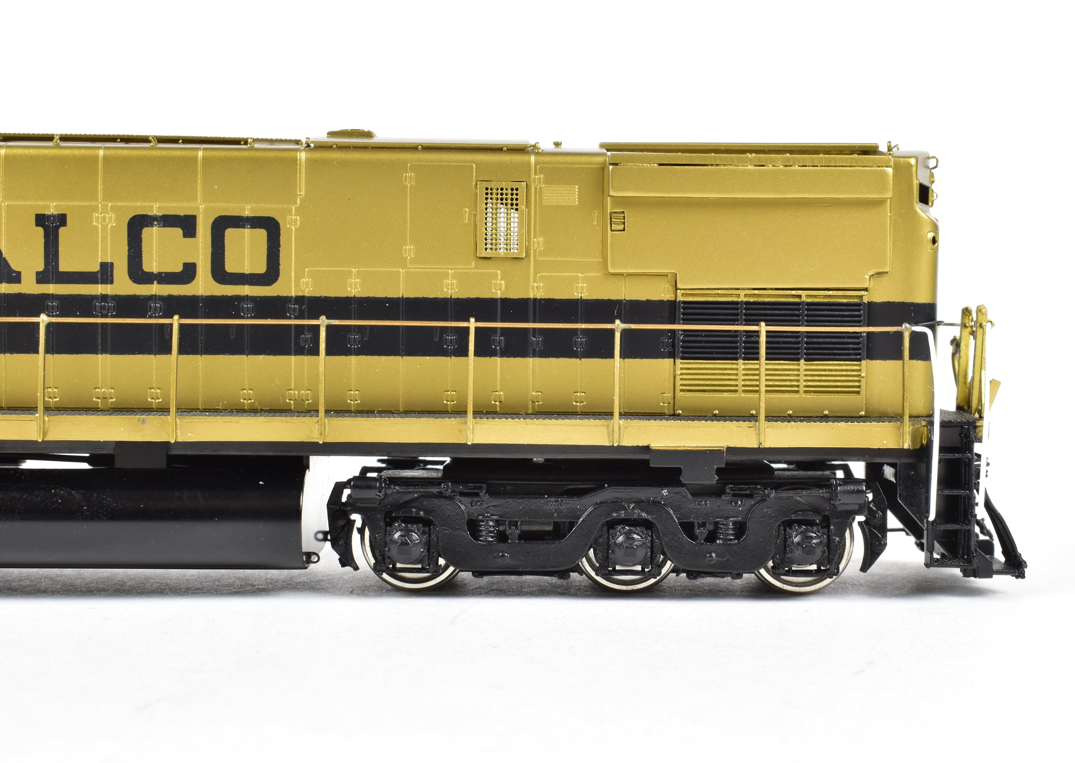 Brass HO-scale Southern Pacific Alco C-628 FP in Alco Demo Colors