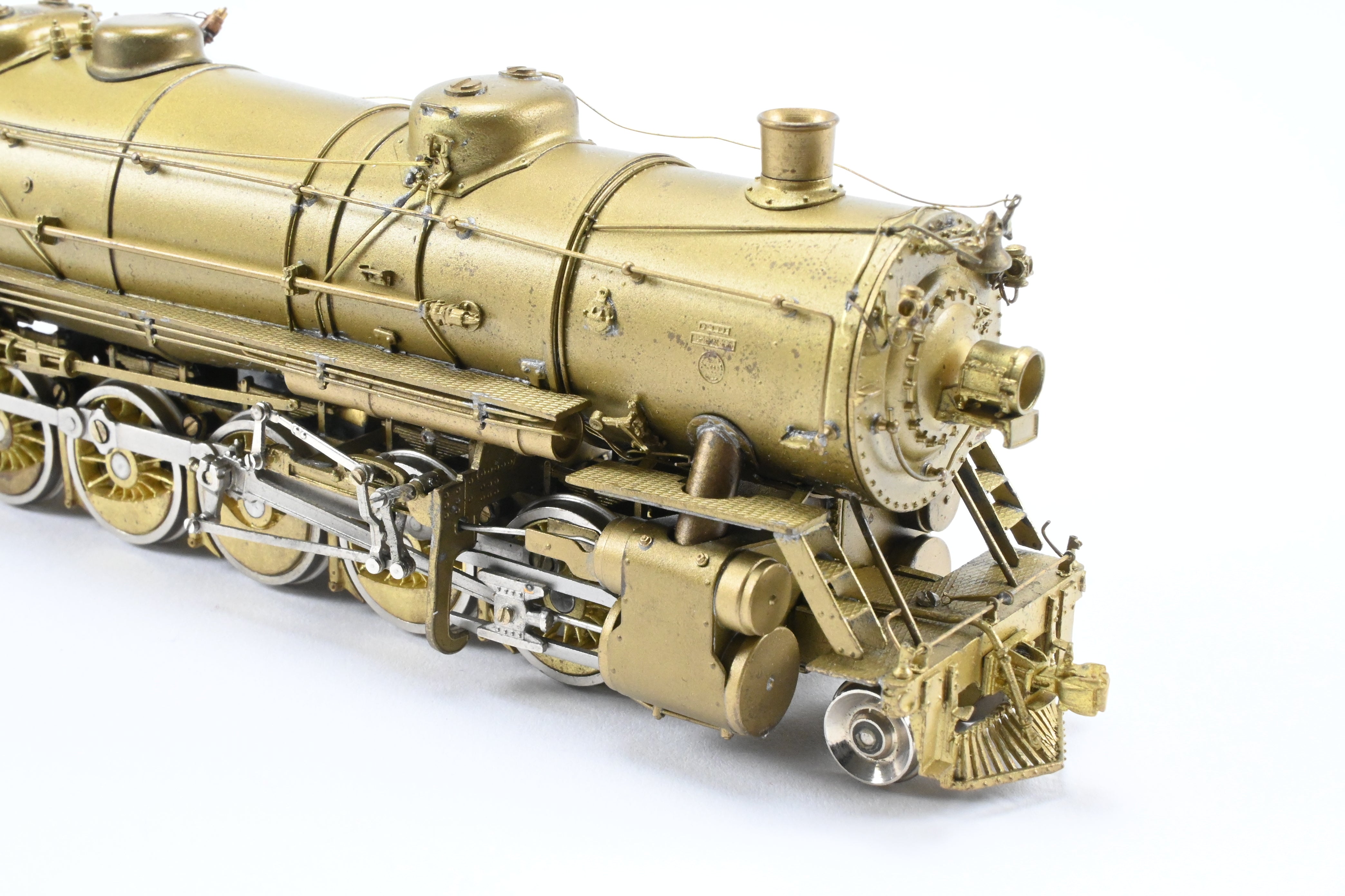 HO Scale USRA 2-10-2 Heavy Brass Model by Key Imports, 1970s