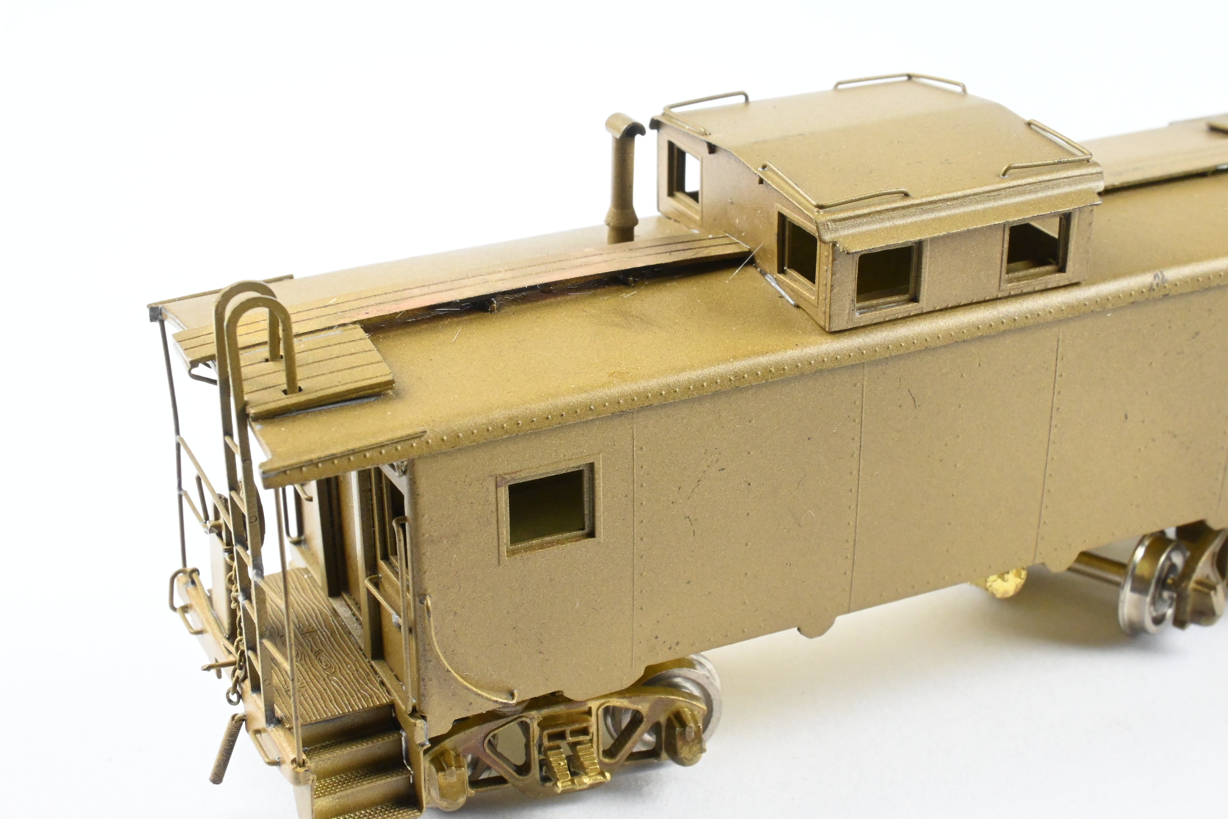 HO Scale Brass NKP - Nickel Plate Road 700 Series Steel Caboose with Custom Trucks