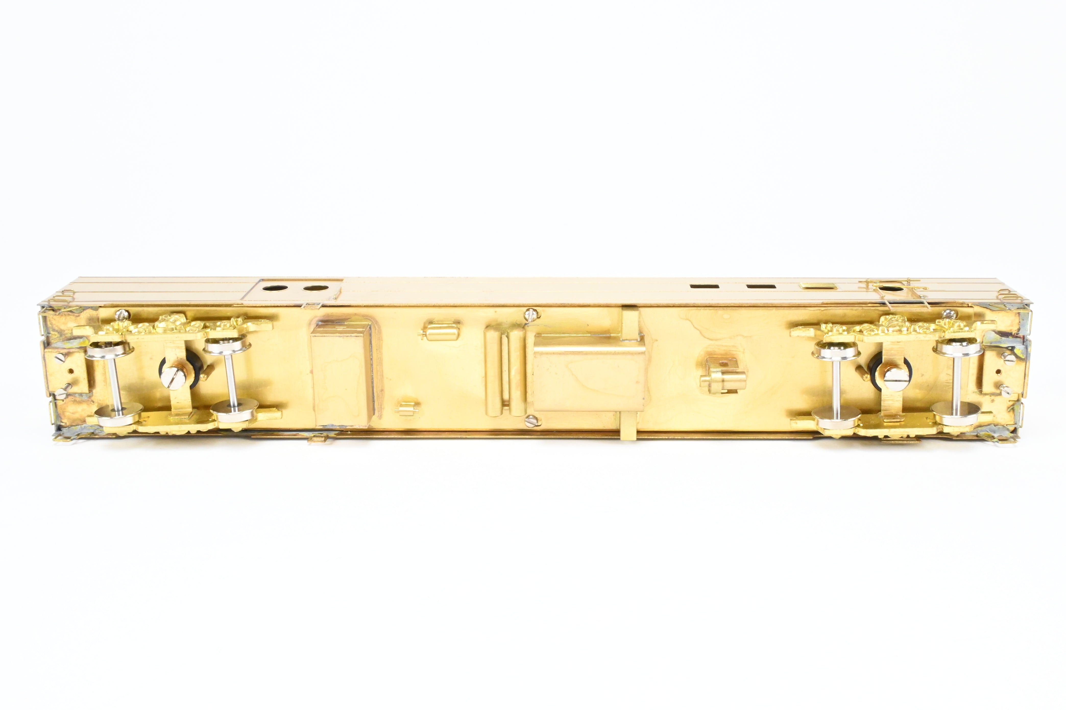 HO Scale Brass Model of Milwaukee Road #1208 Baggage - RPO Train Car from Soho Brand