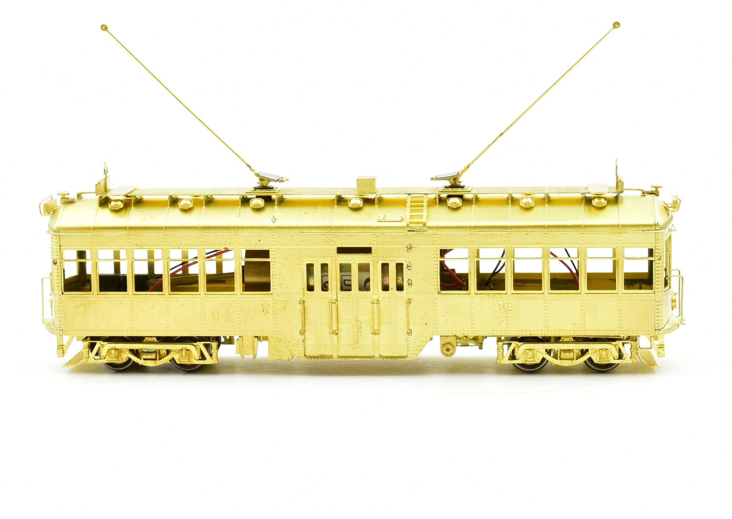 HO Scale Brass Model Train - MTS Imports PE - Pacific Electric #170 - 179 Series Center Entrance Passenger Car