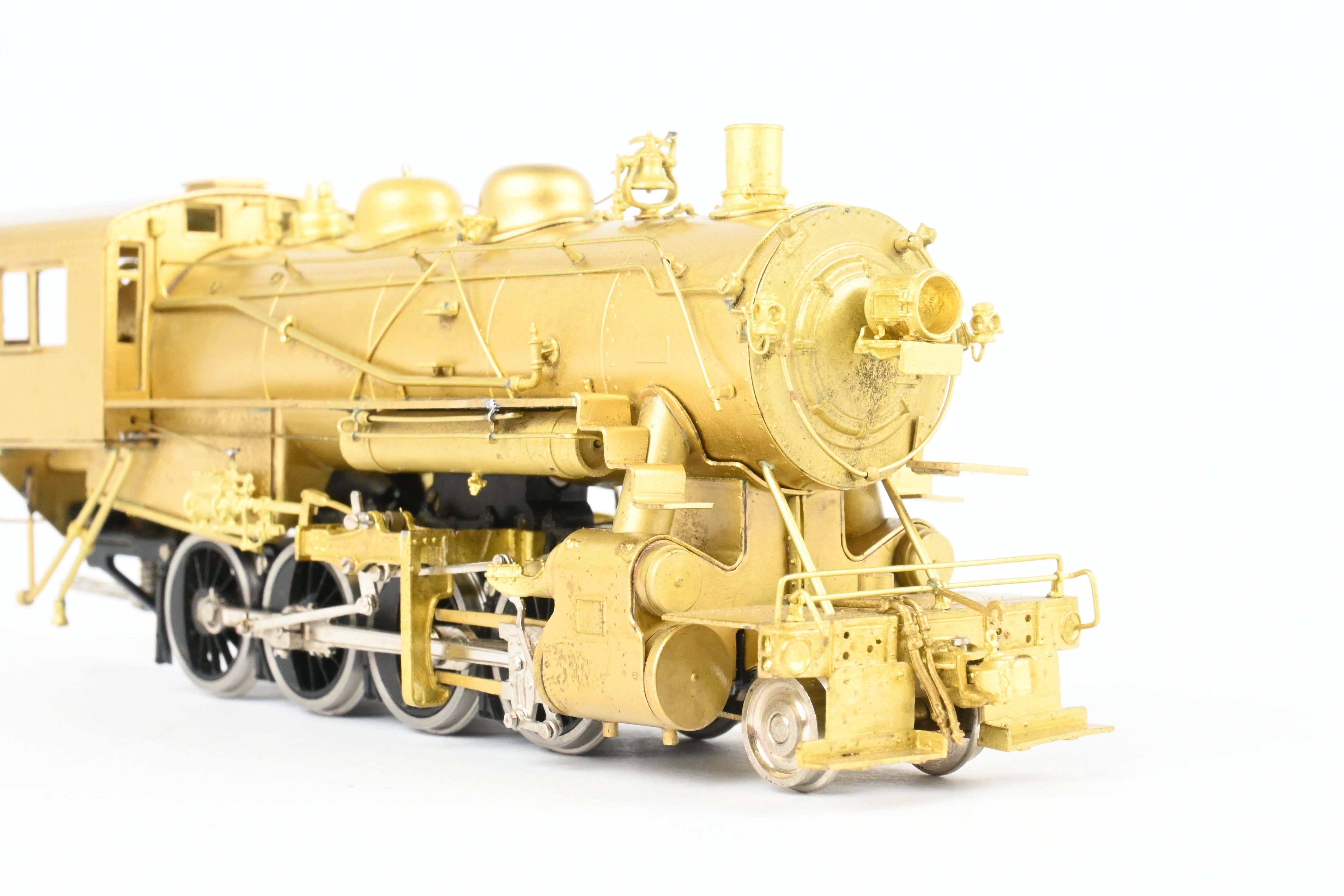 HO Brass NYO&W 2-8-0 Class W-1 Nickel Plated Locomotive with Side Air Pumps