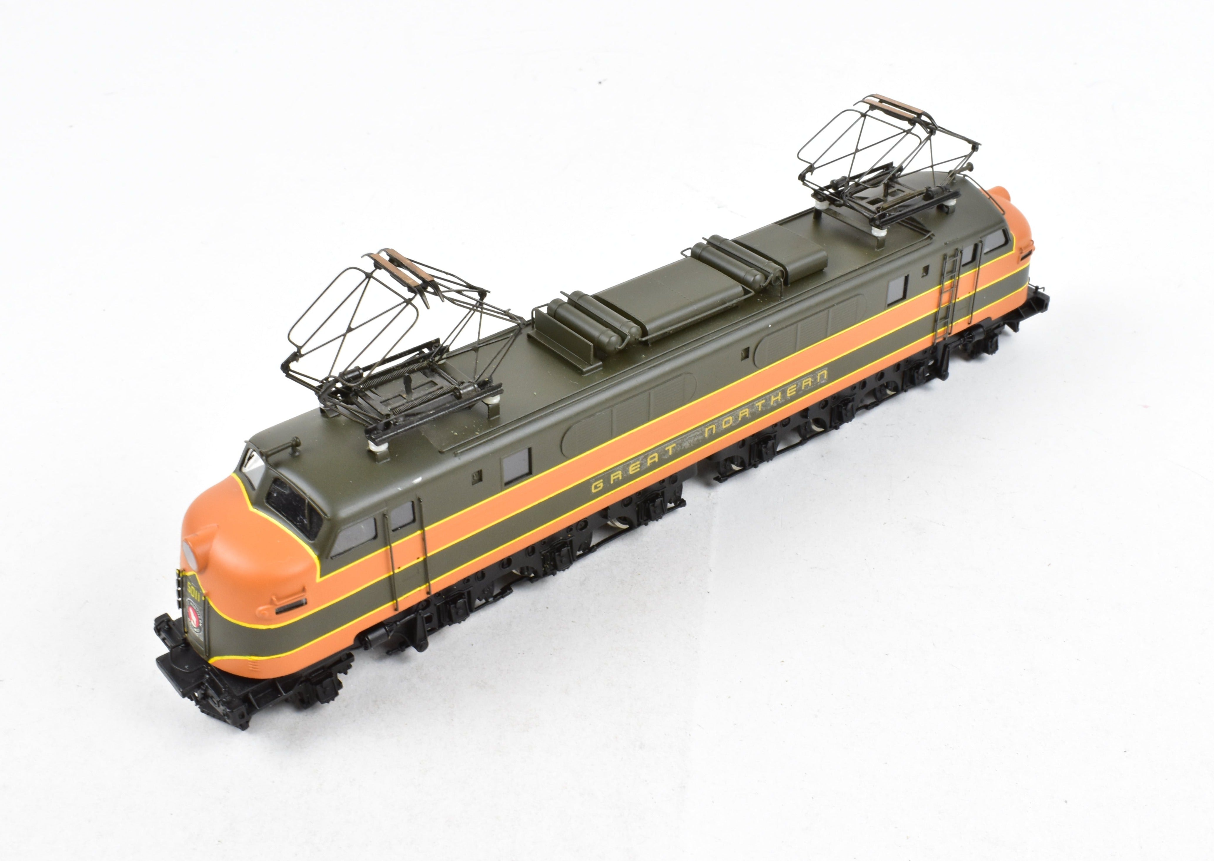 HO Scale Custom Brass Great Northern Class Y - 1 FT Electric Locomotive, Factory - Painted and Professionally Crafted by Kumata in Japan