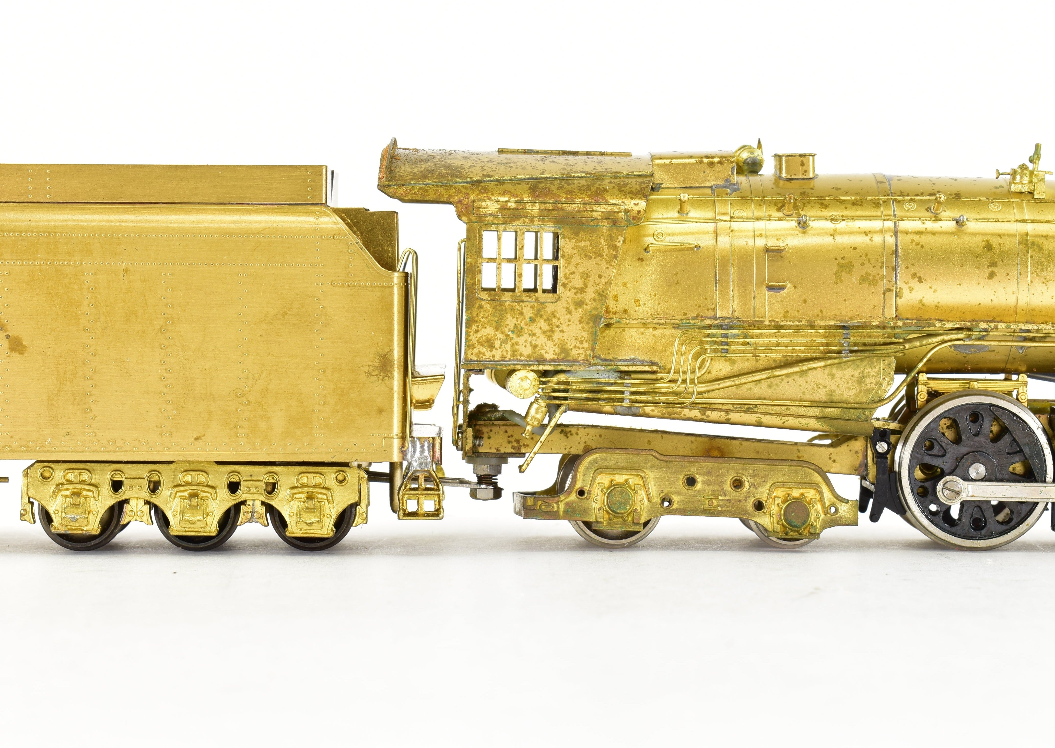 HO Brass Nickel - Plated DL&W Lackawanna Class Q - 4 4 - 8 - 4 Modern Pocono Model