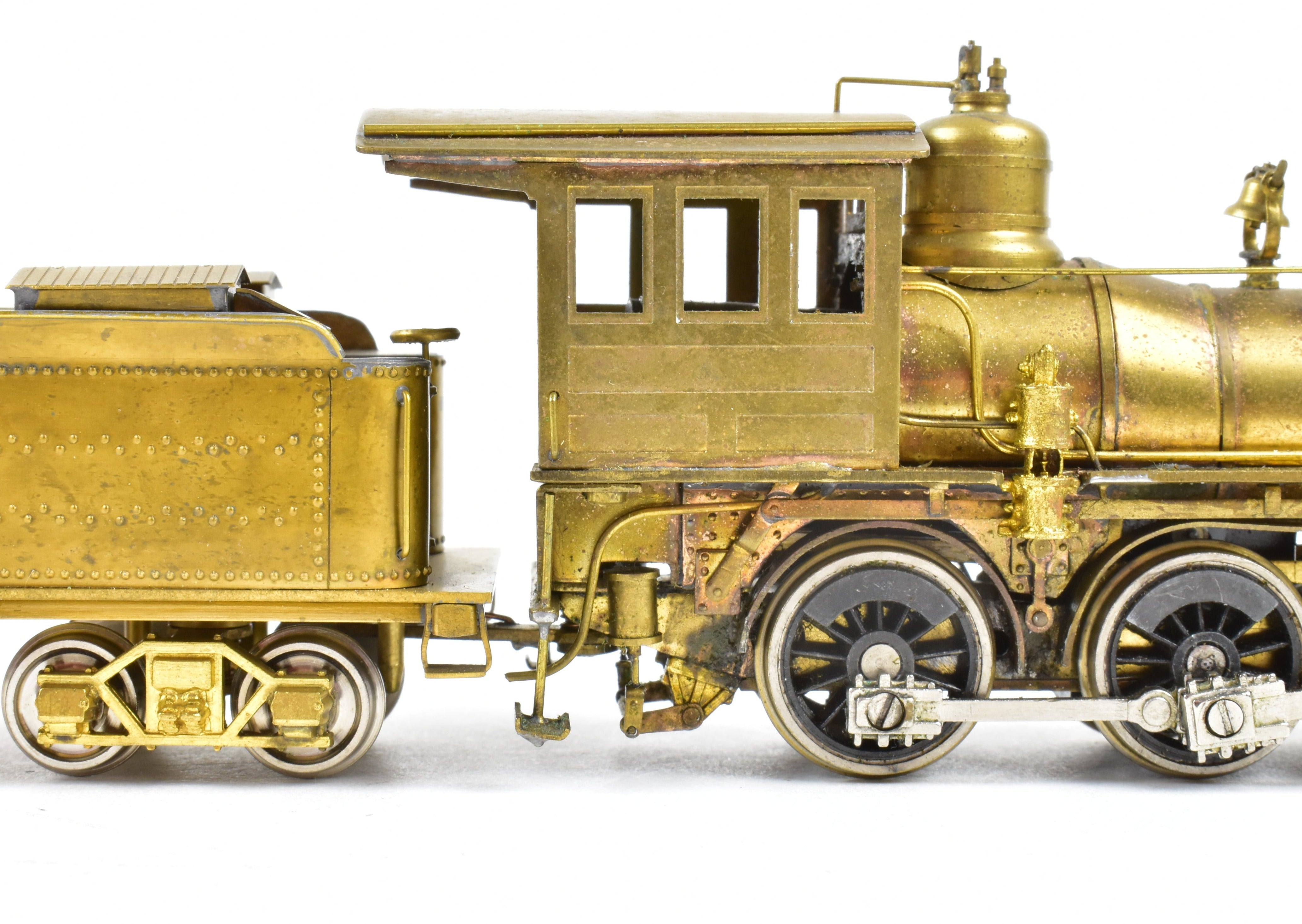 HO Scale Brass Model Train - Model Engineering Works Colorado Midland 4-6-0 Ten Wheeler Locomotive with Upgraded Drive System