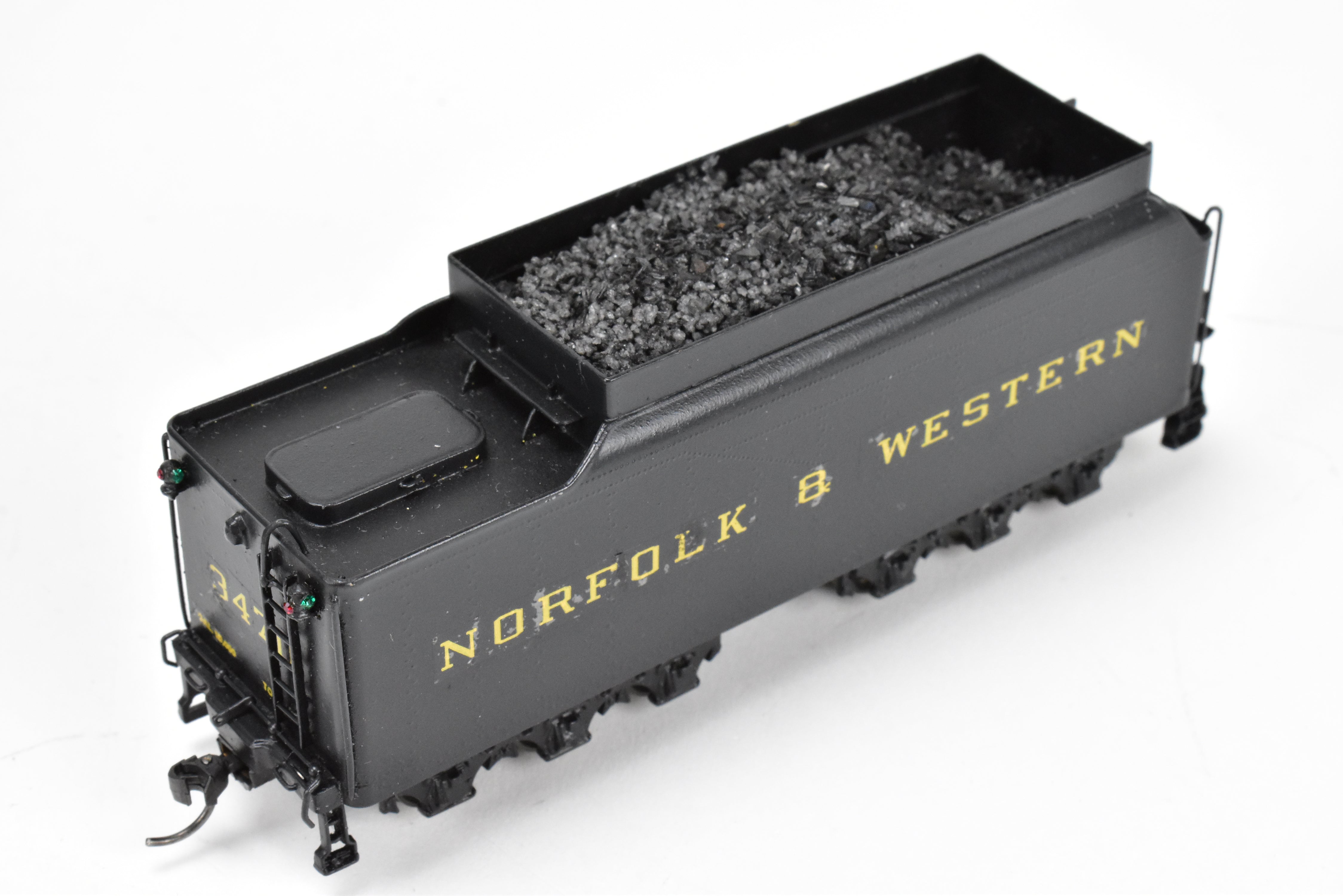 HO Scale Brass Nickel - Plated Model Train: DL&W - Lackawanna Class Q - 4a 4 - 8 - 4 Modern Pocono, Representing Norfolk & Western #3470